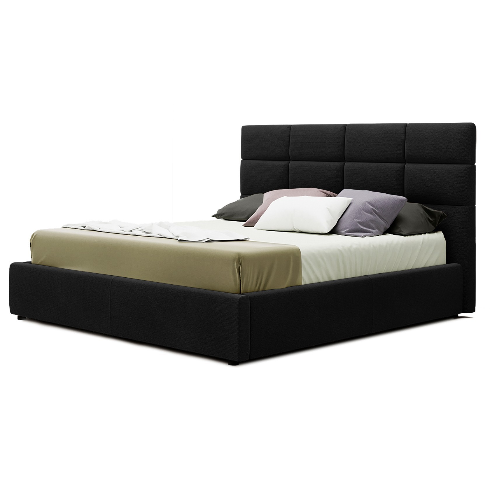 

Кровать Рим II (Green Sofa) Черная 200х200 см 381135_25