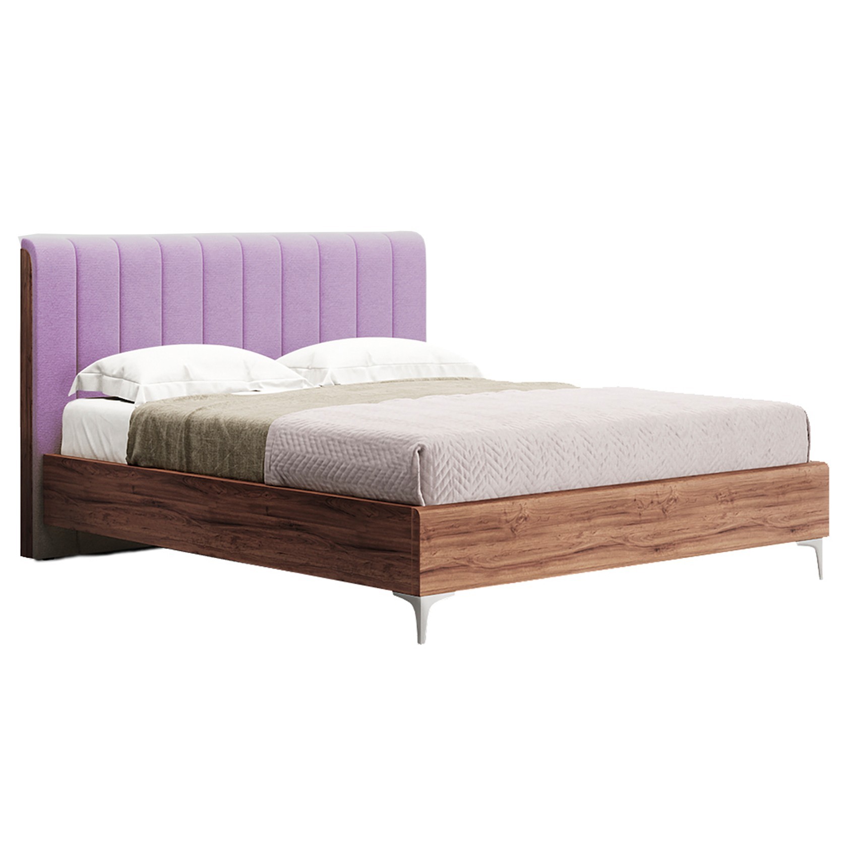 

Кровать Прага модерн (Green Sofa) Фиолетовая + Коричневая 200х200 см 381151_20