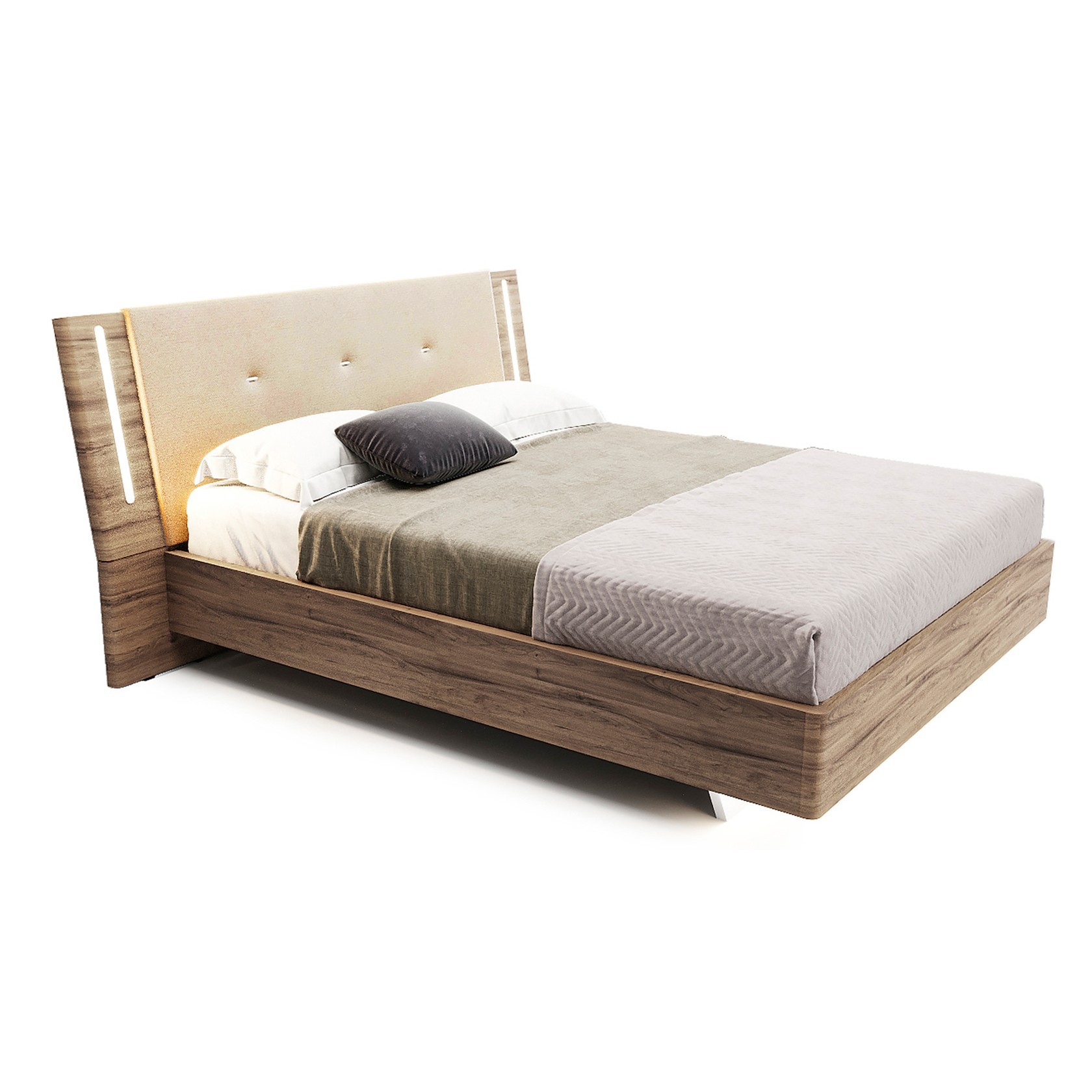

Кровать Даллас модерн (Green Sofa) Коричневая + Бежевая 140х200 см 381112_07
