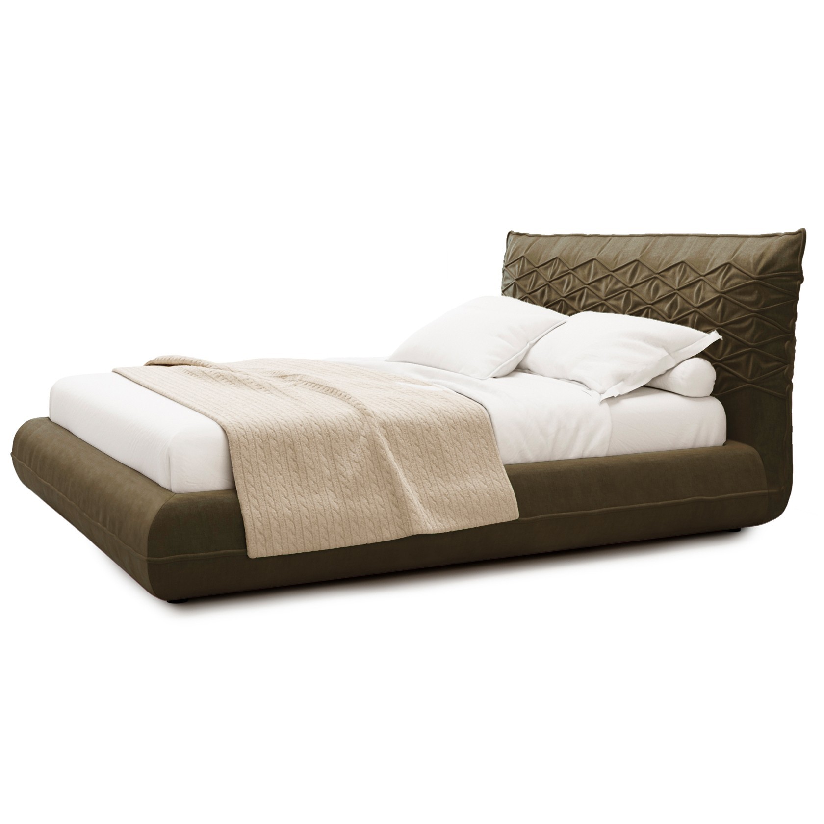 

Кровать Шанхай (Green Sofa) Коричневая 180х200 см 381149_49