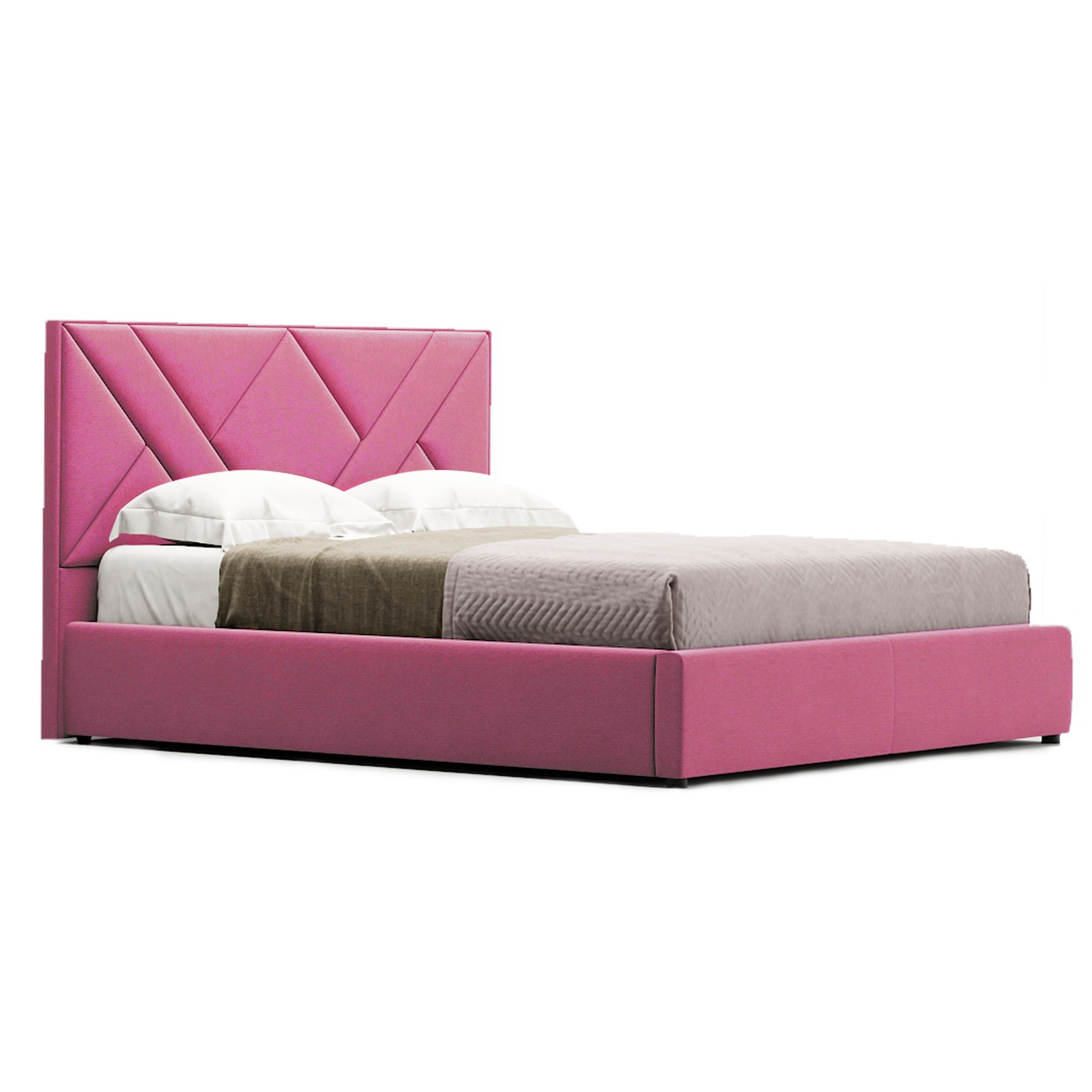 

Кровать Париж (Green Sofa) Розовая 160х200 см 381132_53