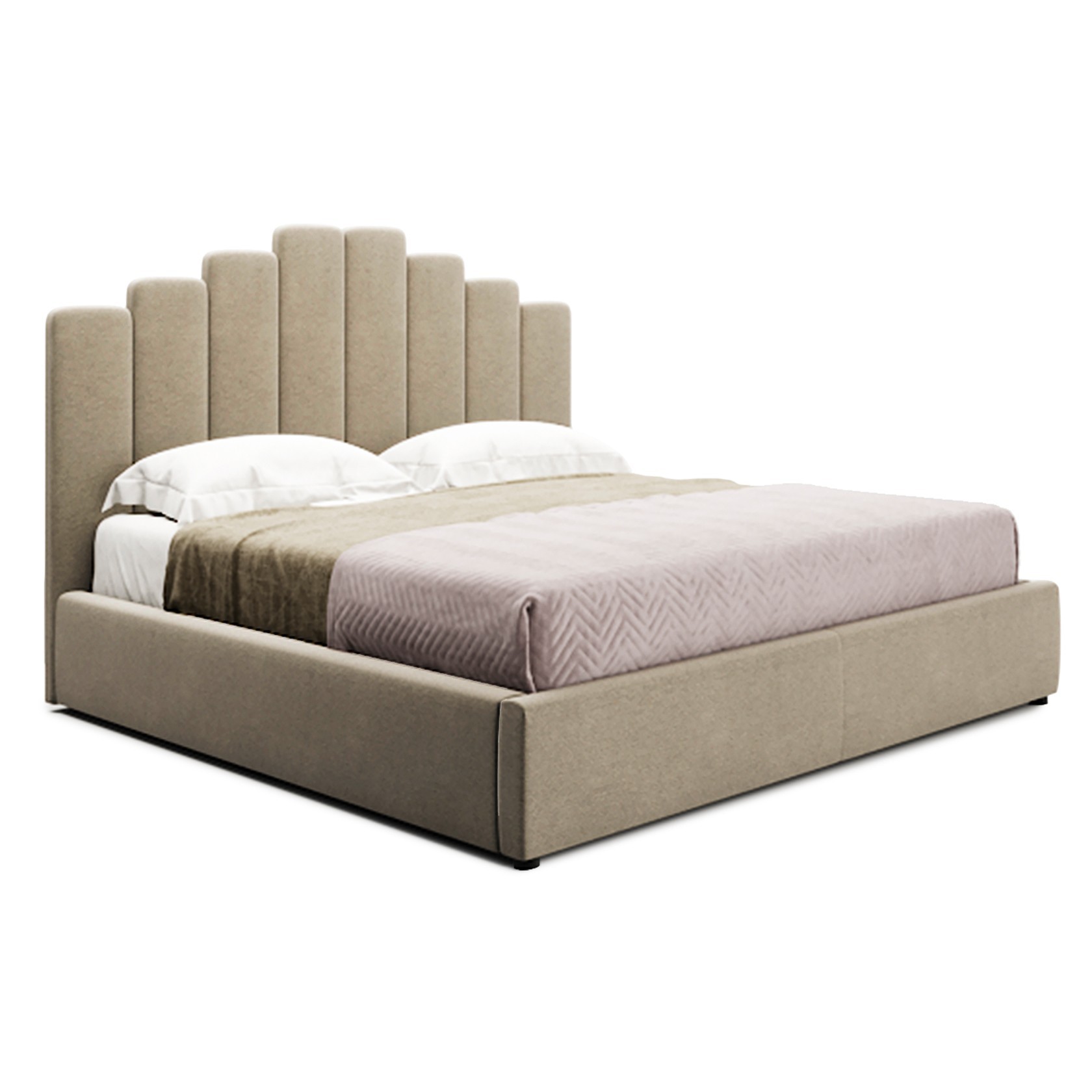 

Кровать Барселона (Green Sofa) Бежевая 160х200 см 381102_08