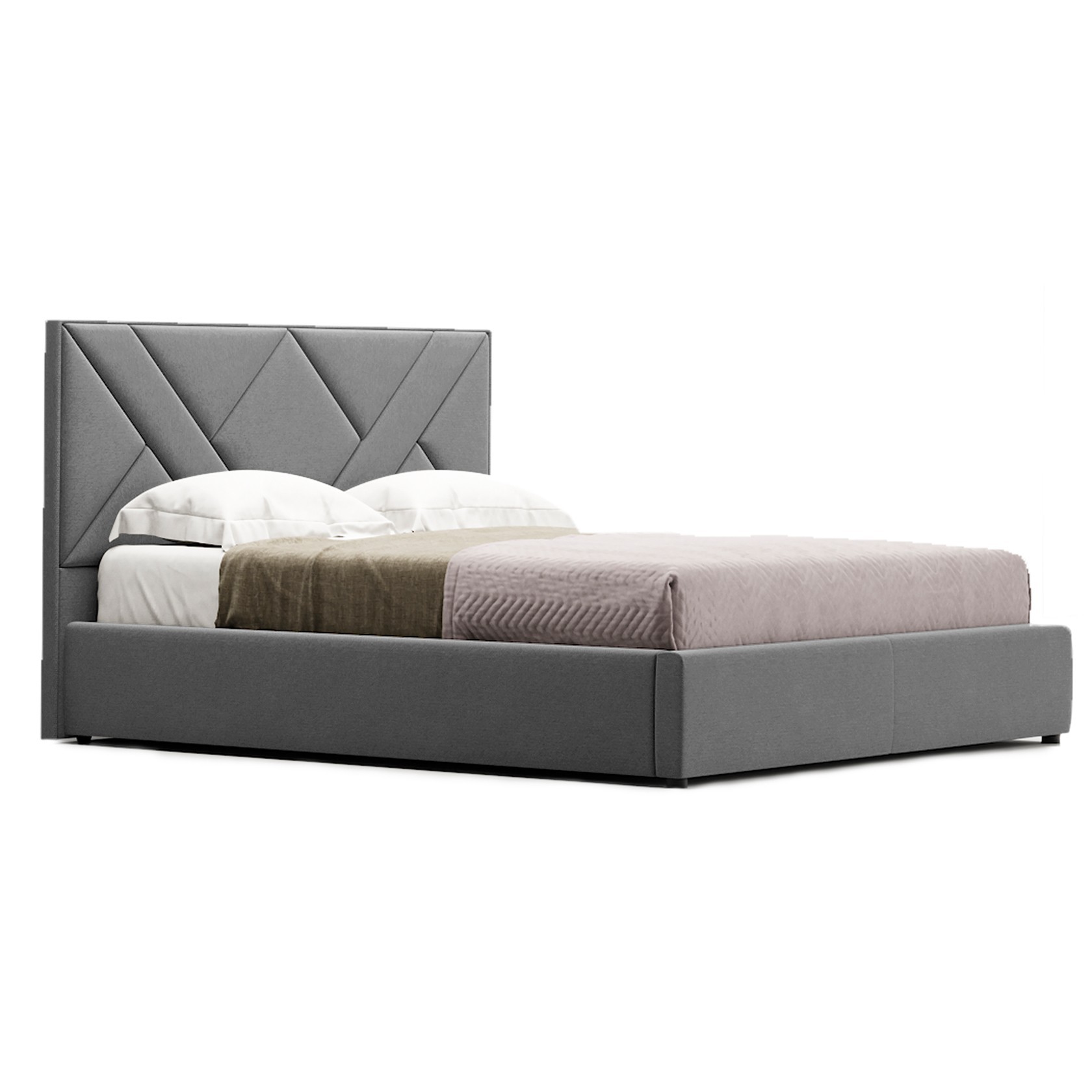 

Кровать Париж (Green Sofa) Серая 180х200 см 381132_49