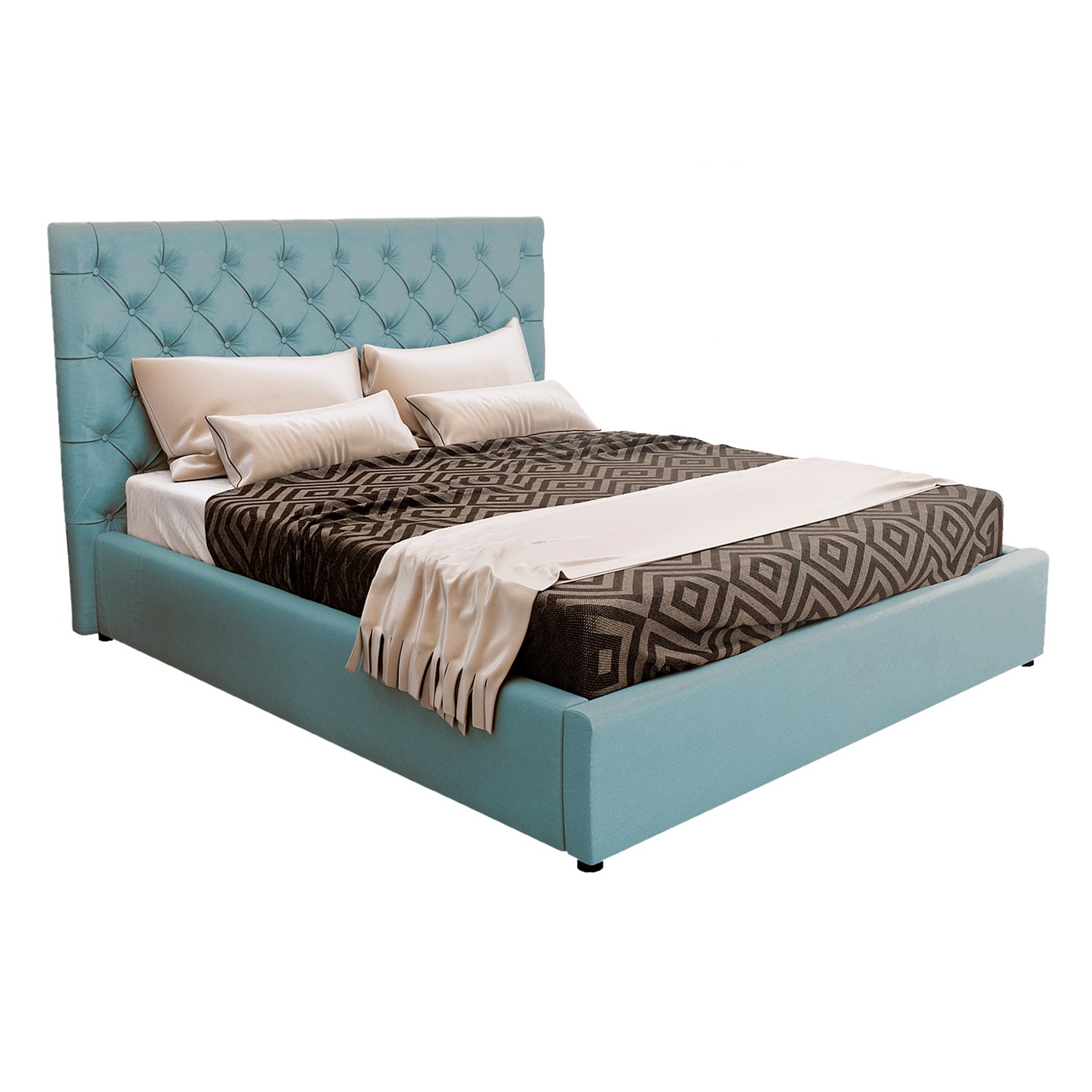

Кровать Манхэттен (Green Sofa) Голубая 140х200 см 381118_07
