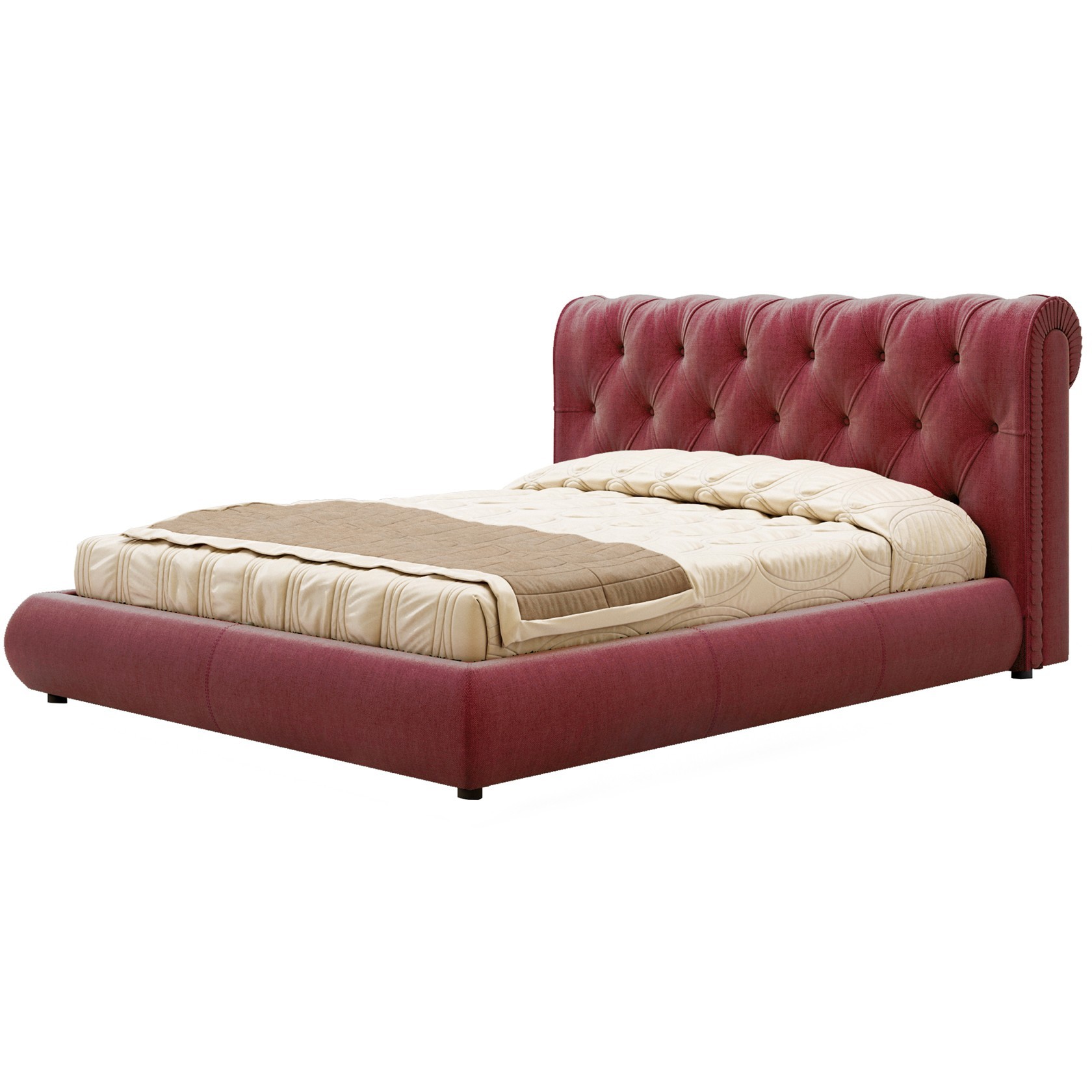 

Кровать Честер II (Green Sofa) Красная 200х200 см 381148_30