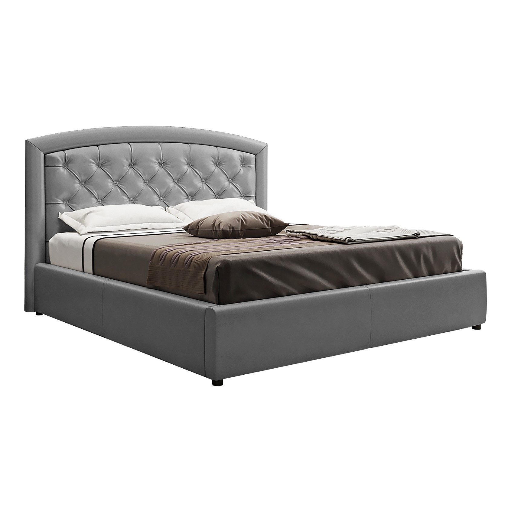

Кровать Севилья (Green Sofa) Серая 120х200 см 381137_46