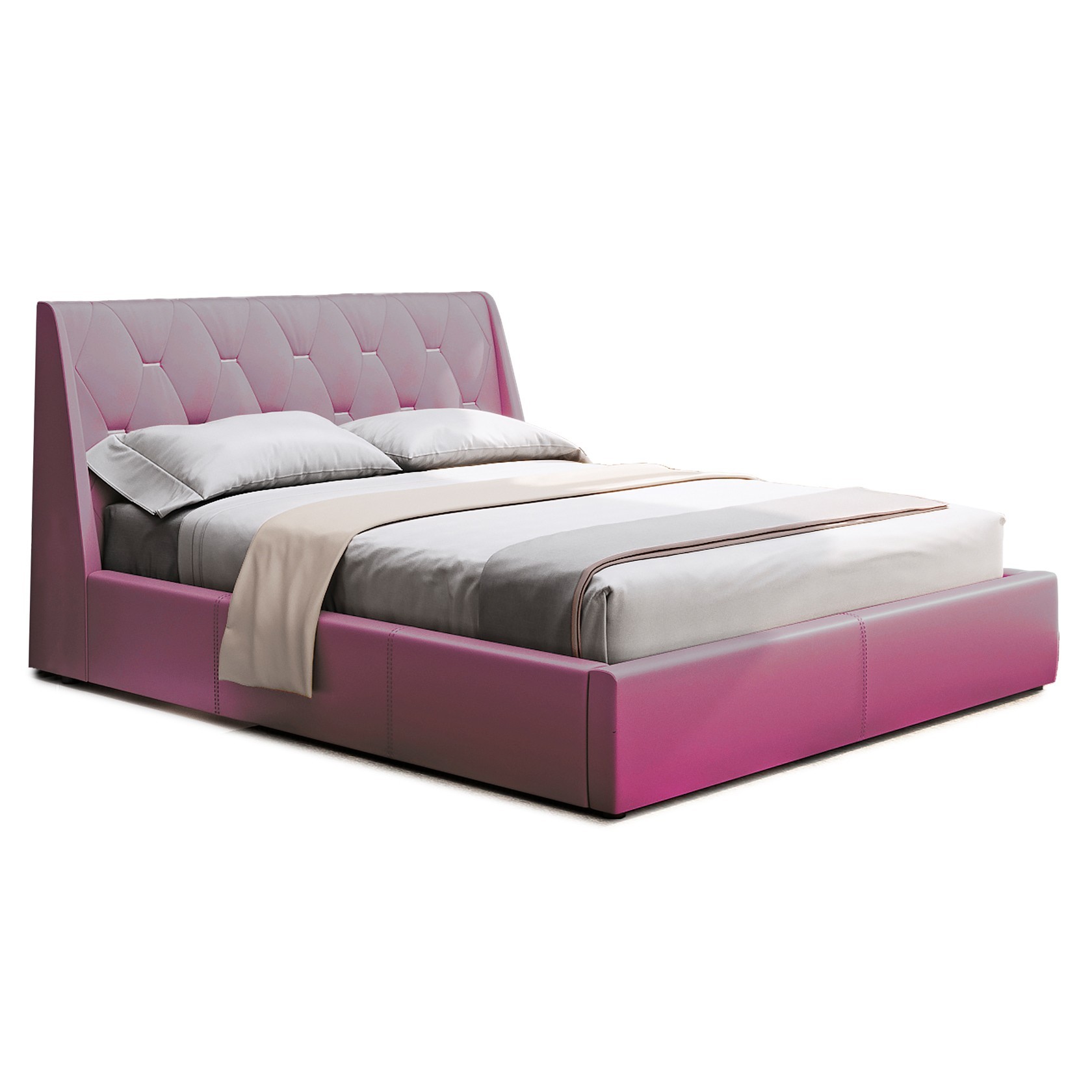 

Кровать Берлин IV (Green Sofa) Розовая 180х200 см 381105_34
