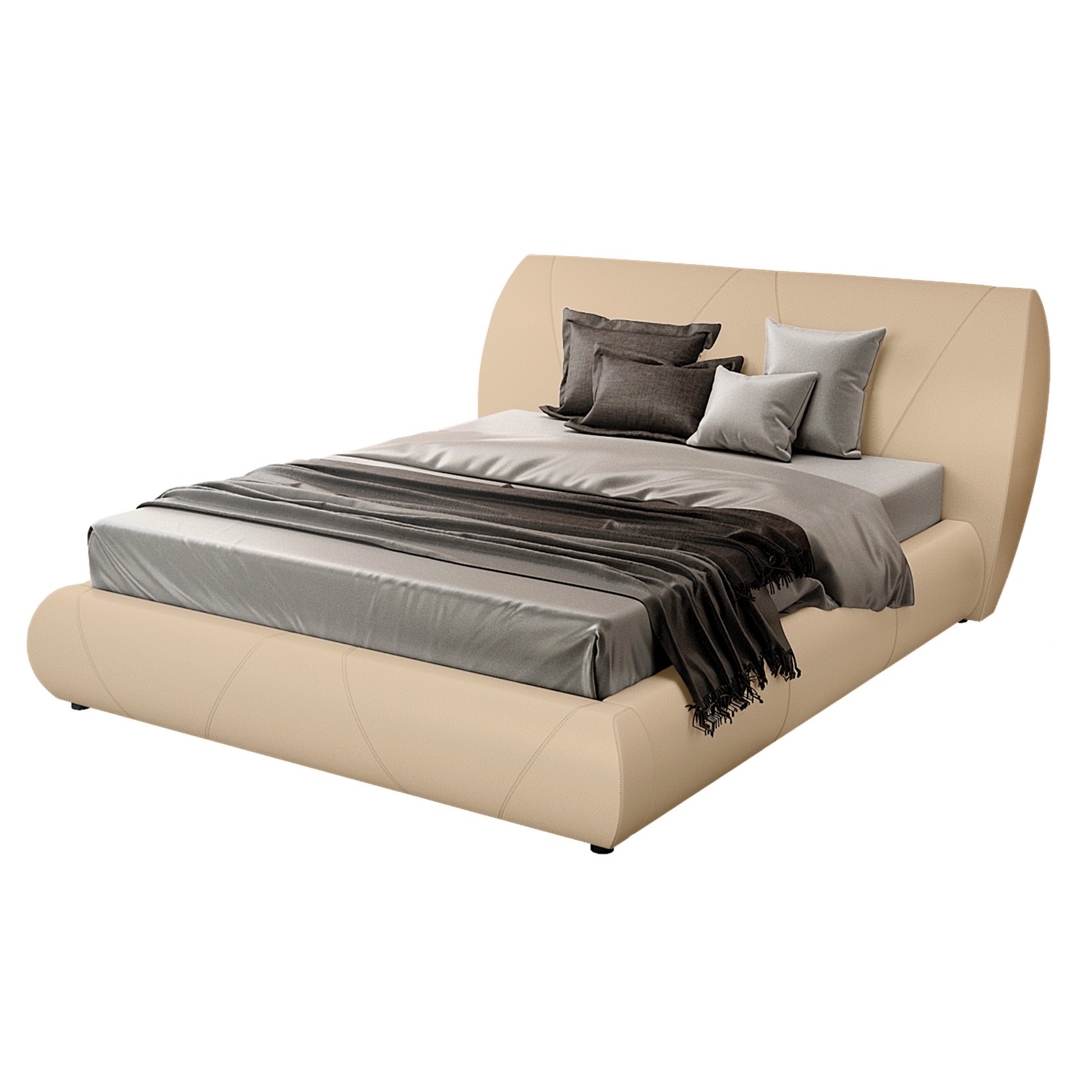 

Кровать Лас-Вегас (Green Sofa) Бежевая 140х200 см 381116_42