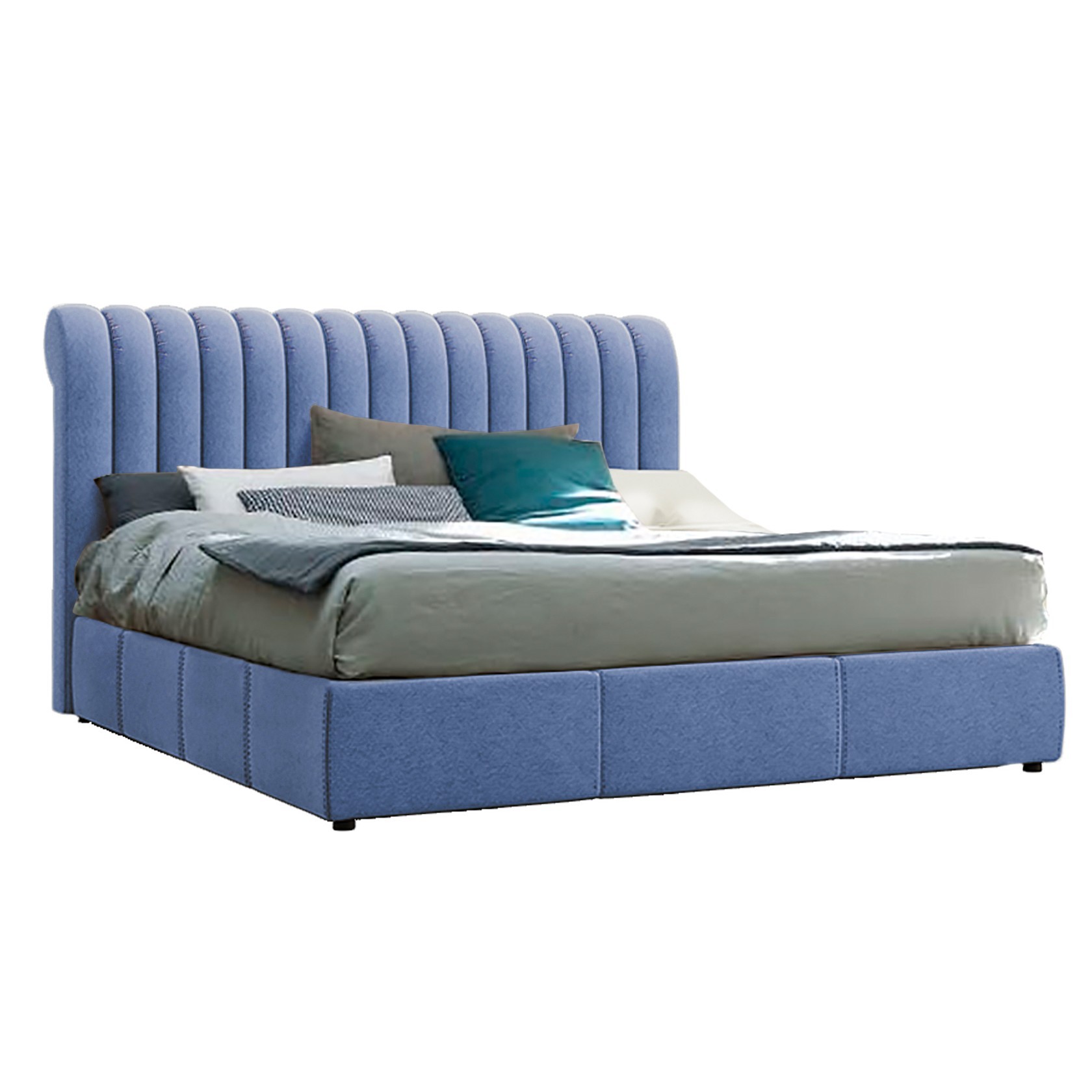 

Кровать Манчестер (Green Sofa) Голубая 120х200 см 381121_11