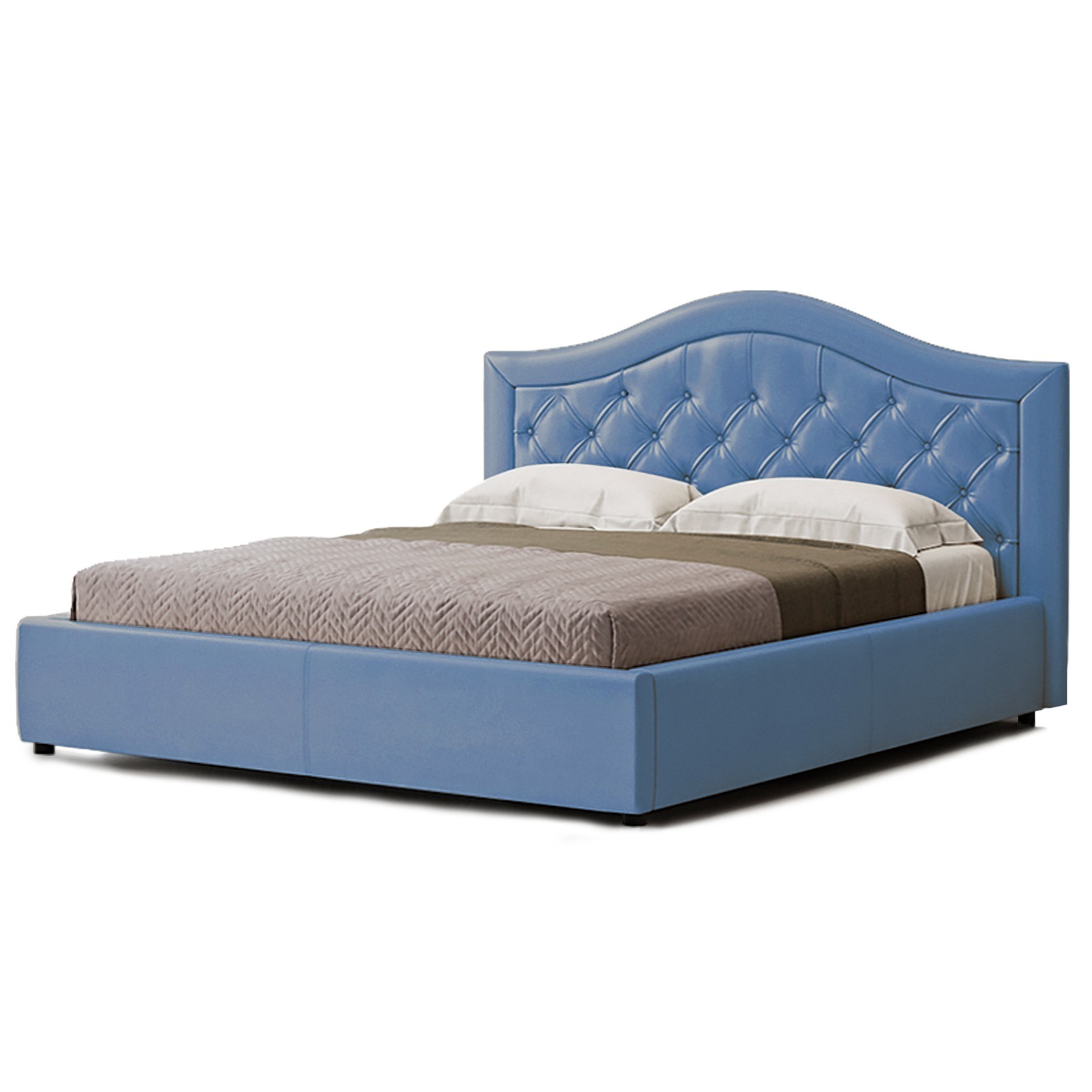 

Кровать Севилья II (Green Sofa) Голубая 200х200 см 381138_10