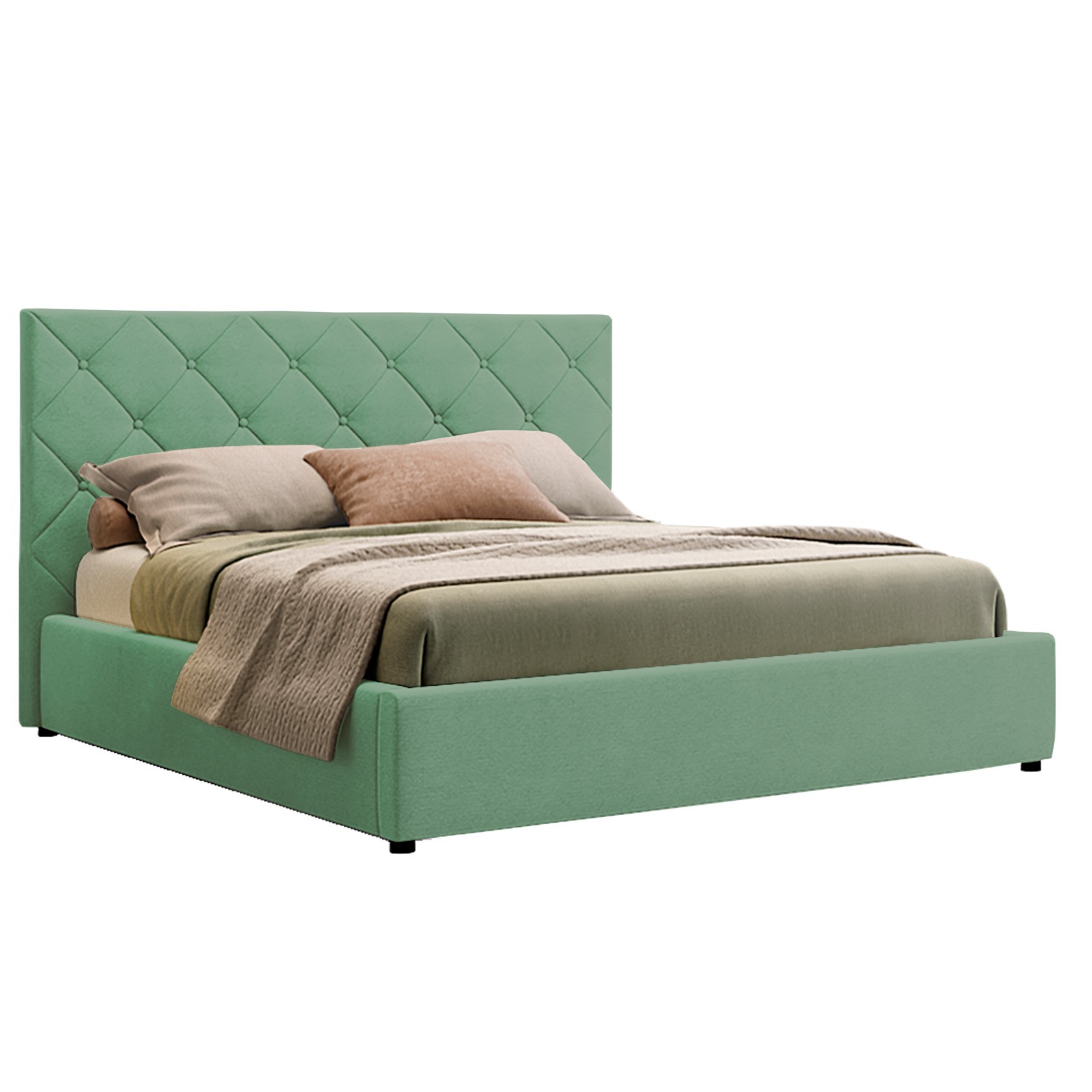 

Кровать Нью-Йорк ромбы (Green Sofa) Зеленая 120х200 см 381130_11