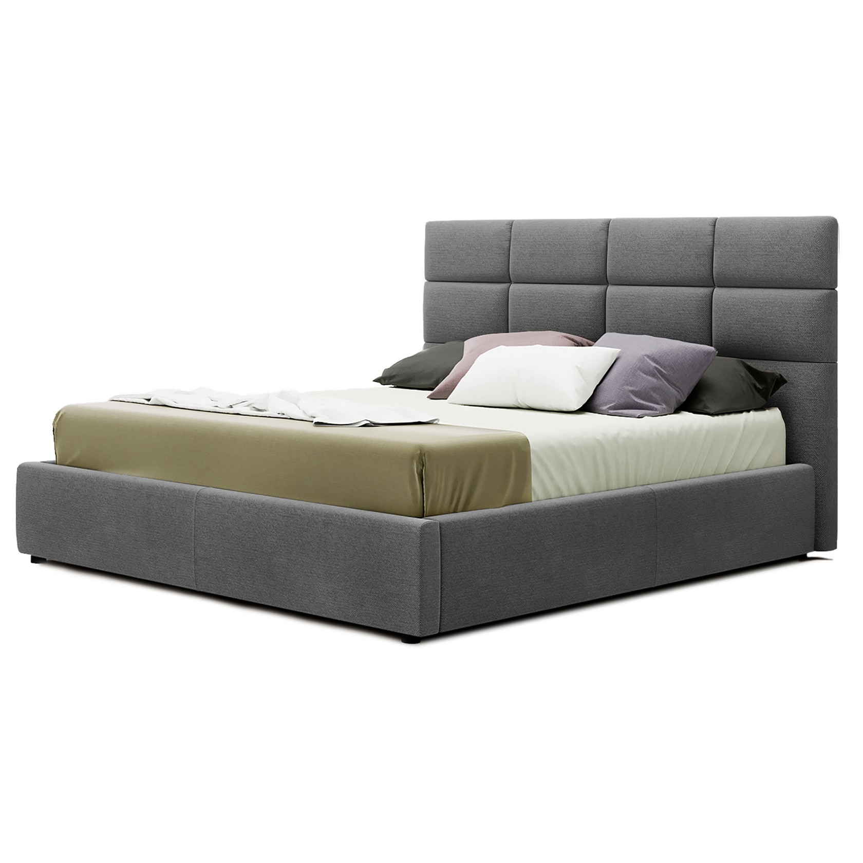 

Кровать Рим II (Green Sofa) Серая 200х200 см 381135_50