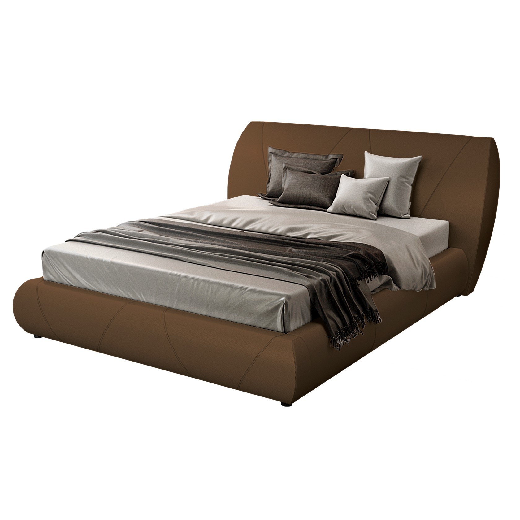 

Кровать Лас-Вегас (Green Sofa) Коричневая 180х200 см 381116_19