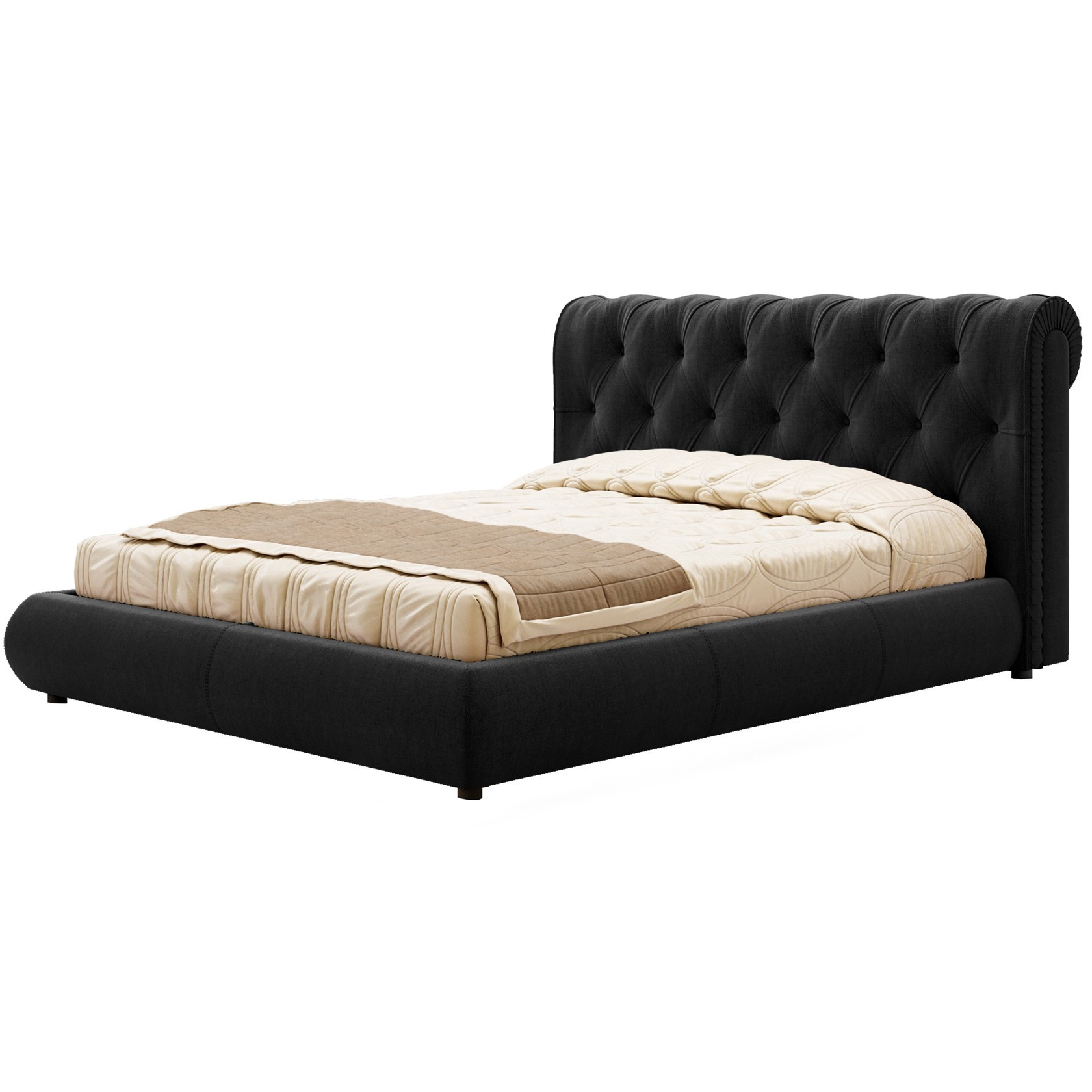 

Кровать Честер II (Green Sofa) Черная 160х200 см 381148_23