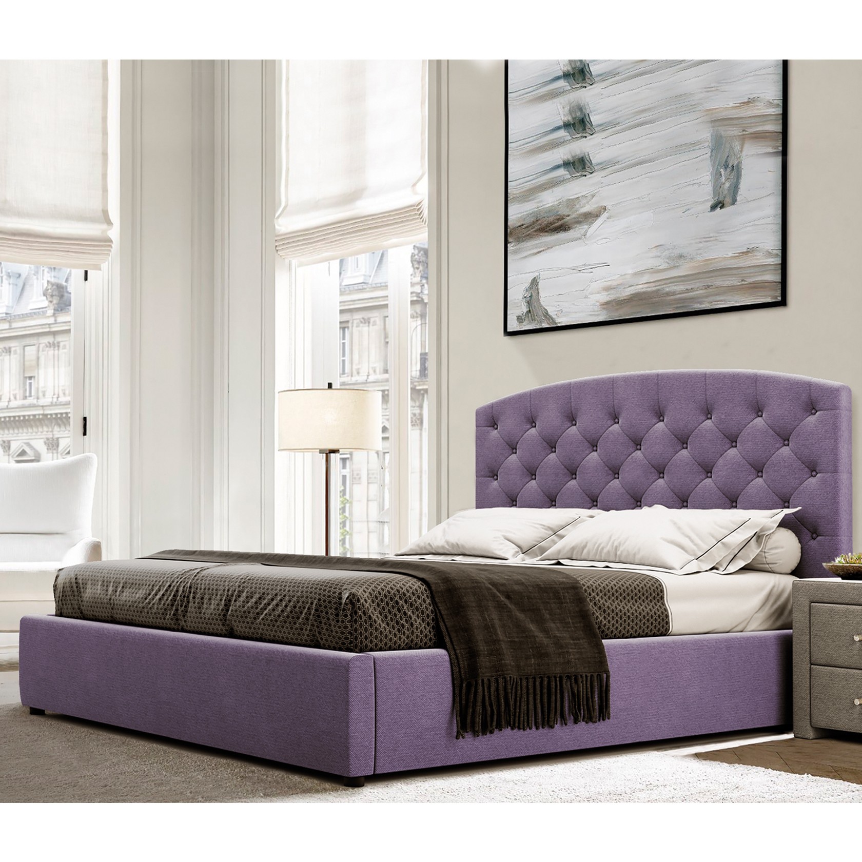 

Кровать Манхэтен-2 (Green Sofa) Фиолетовая 180х200 см 381153_29