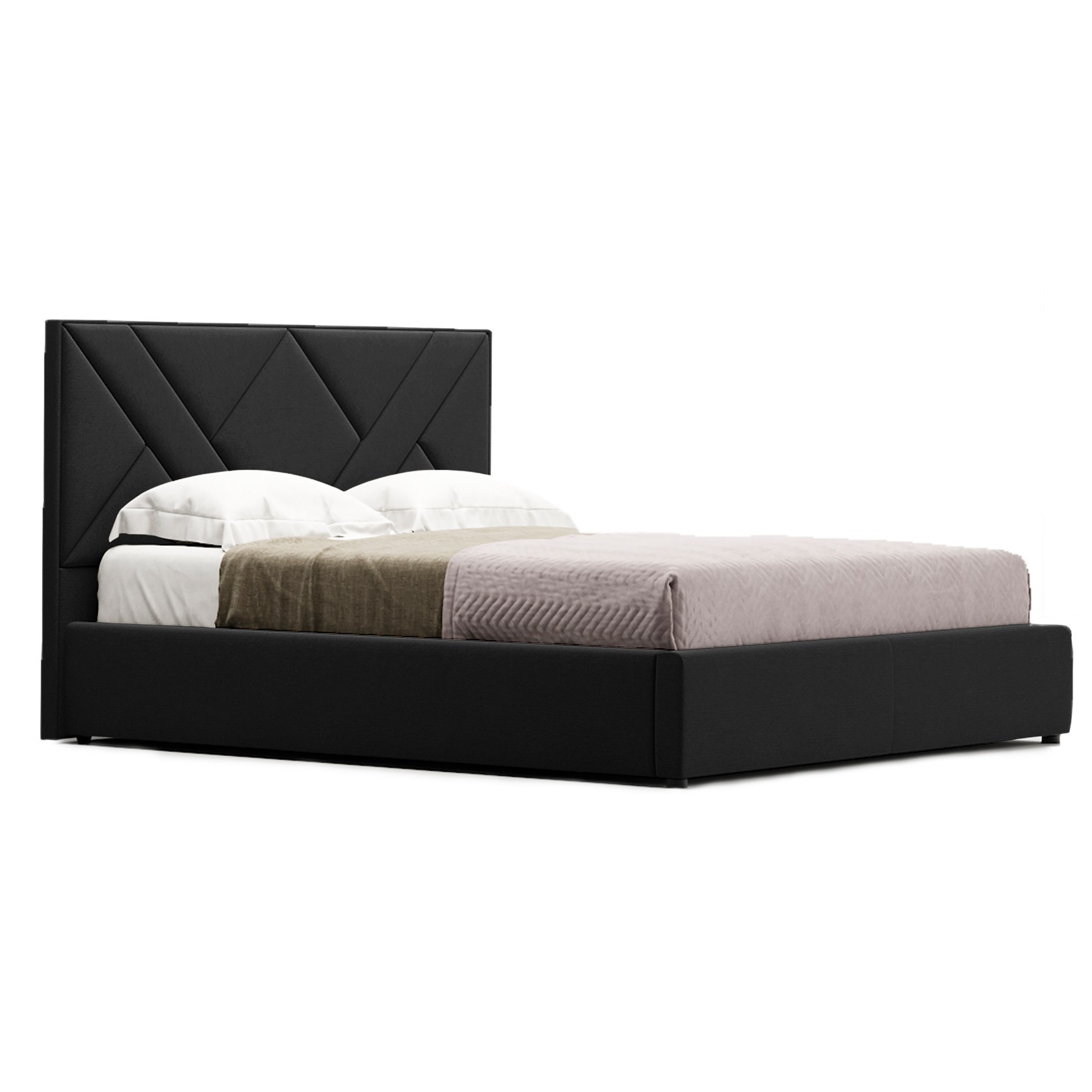 

Кровать Париж (Green Sofa) Черная 140х200 см 381132_22