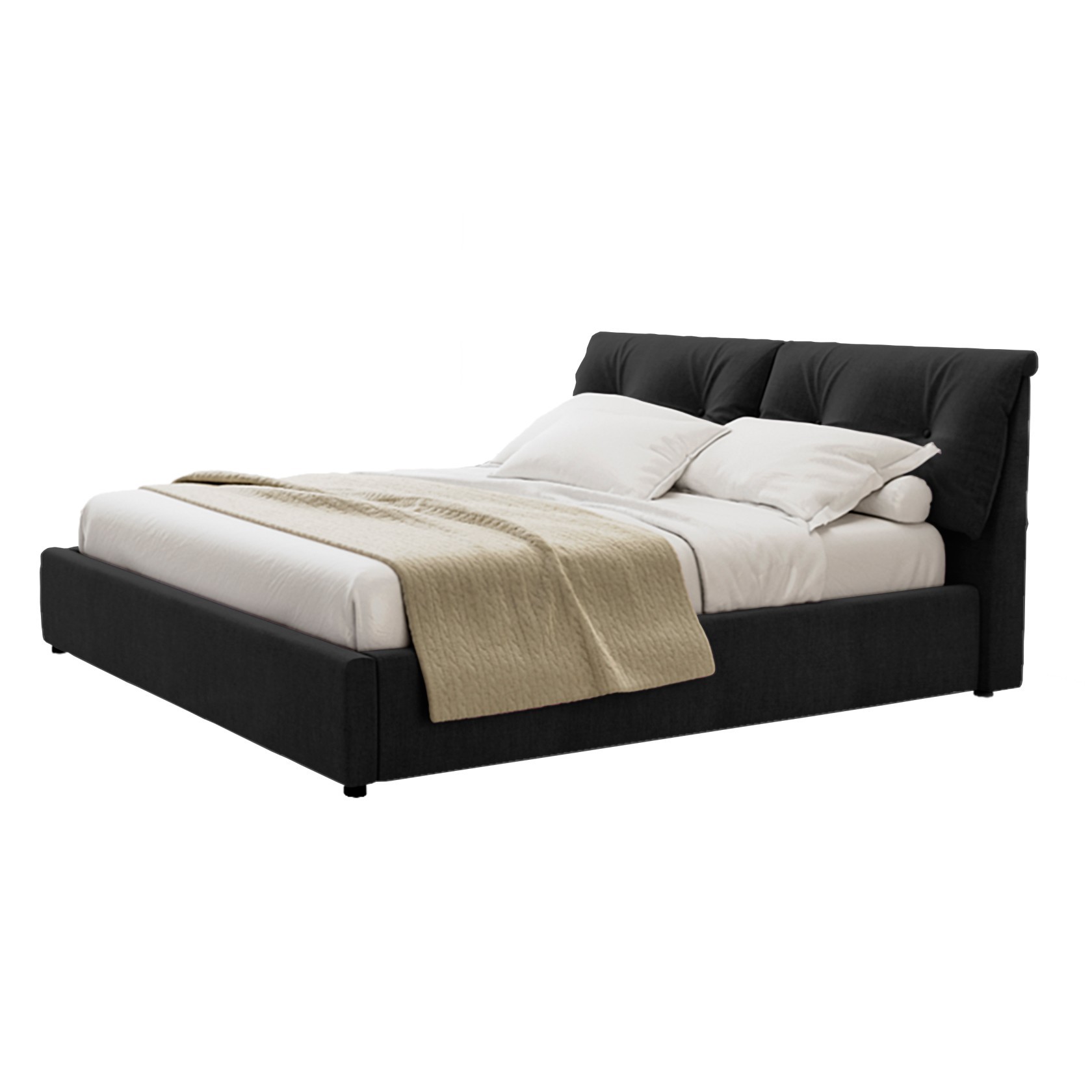 

Кровать Мэри II (Green Sofa) Черная 200х200 см 381126_25