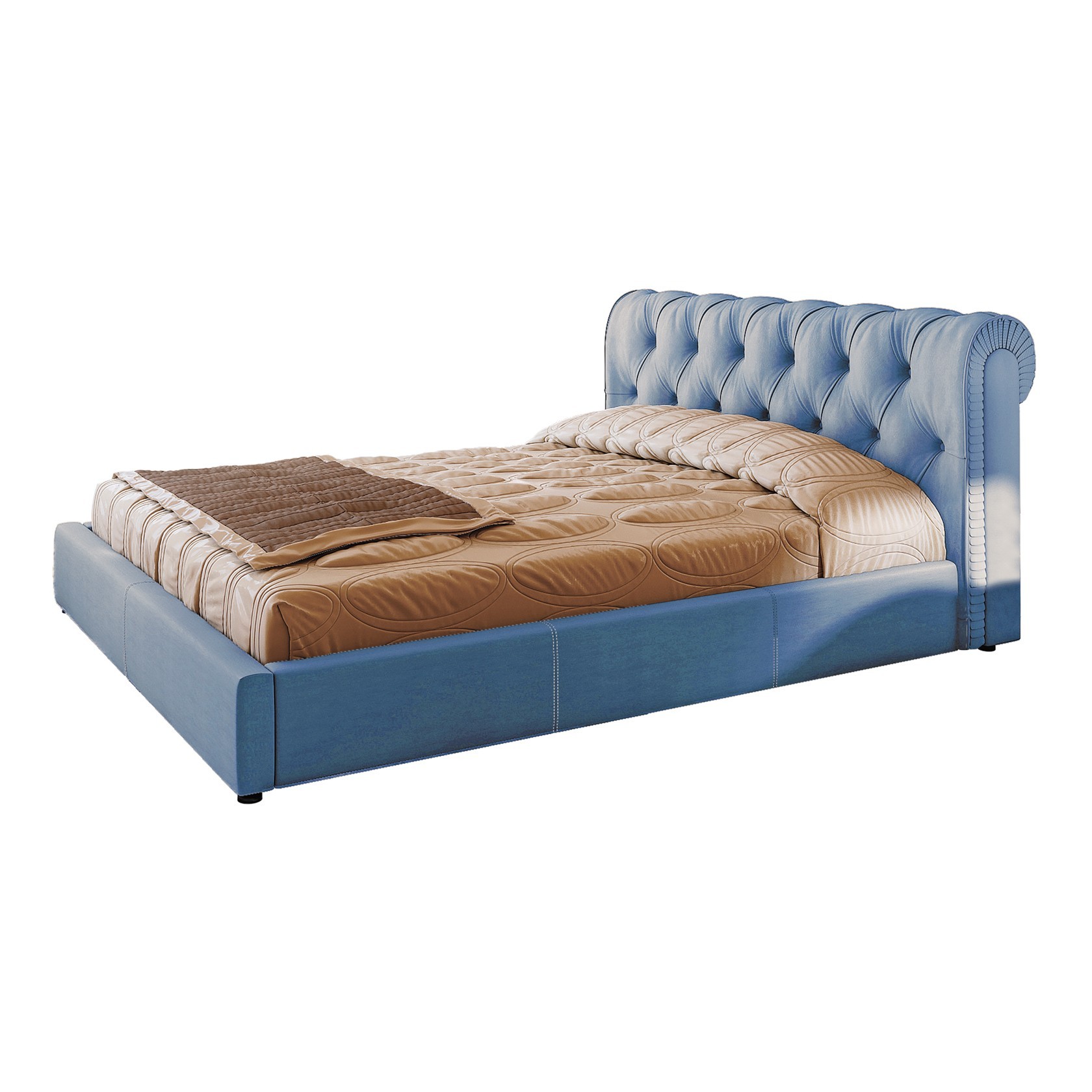 

Кровать Честер (Green Sofa) Голубая 200х200 см 381147_10