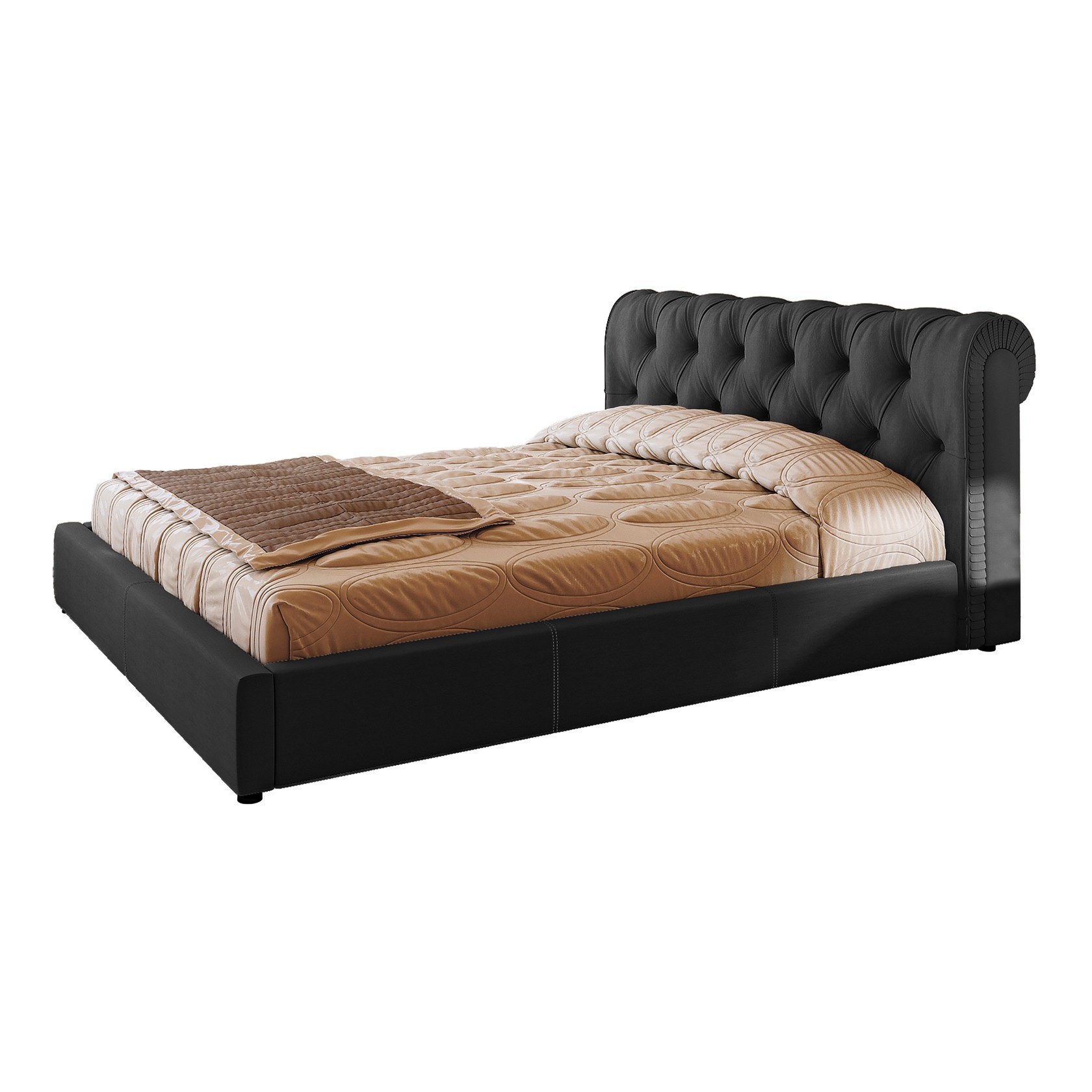

Кровать Честер (Green Sofa) Черная 180х200 см 381147_24