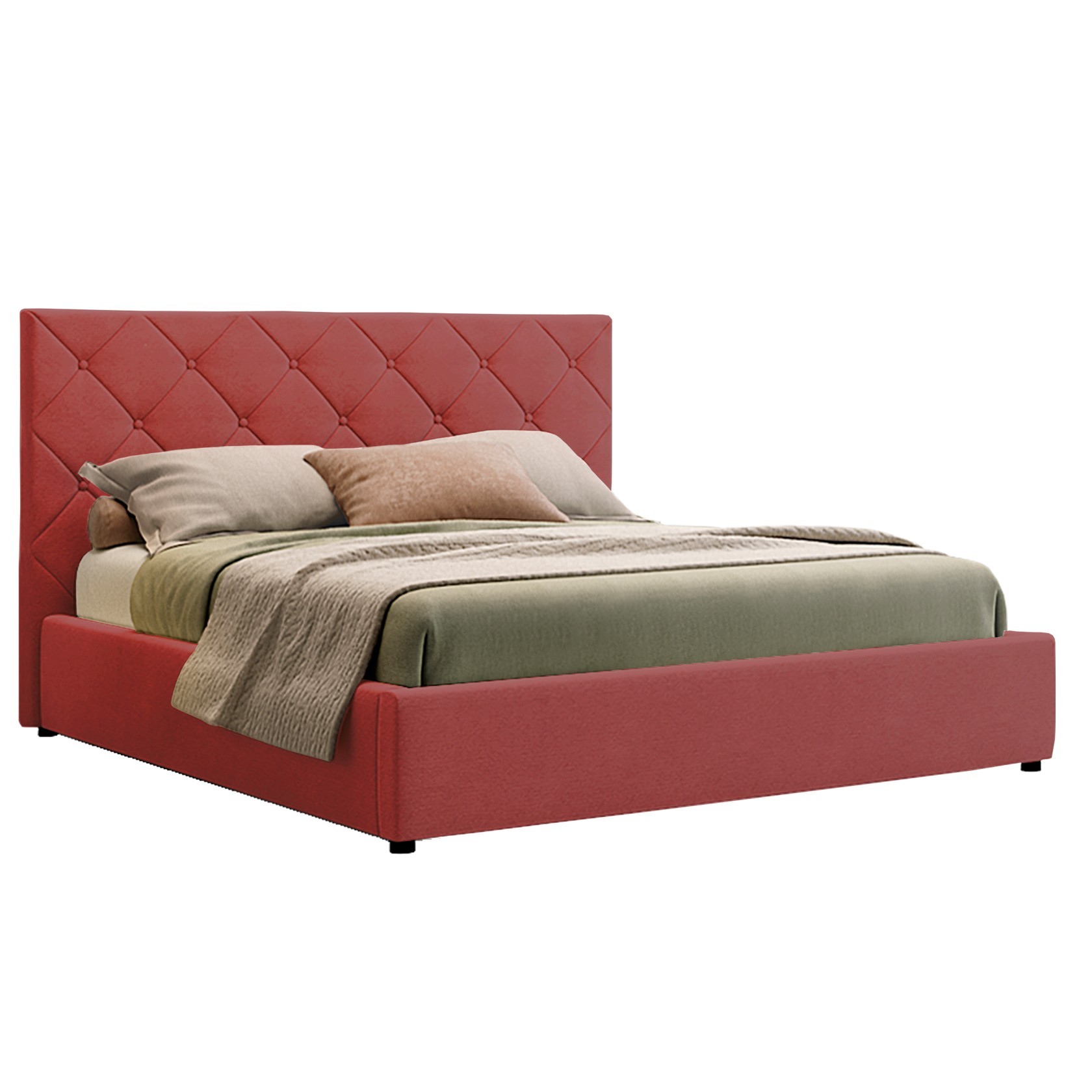 

Кровать Нью-Йорк ромбы (Green Sofa) Красная 140х200 см 381130_27