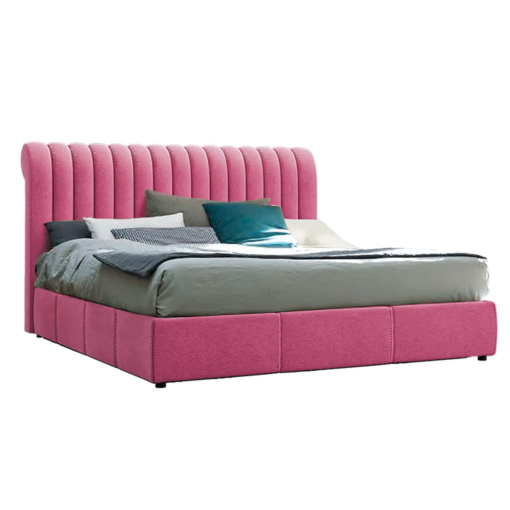 

Кровать Манчестер (Green Sofa) Розовая 180х200 см 381121_29