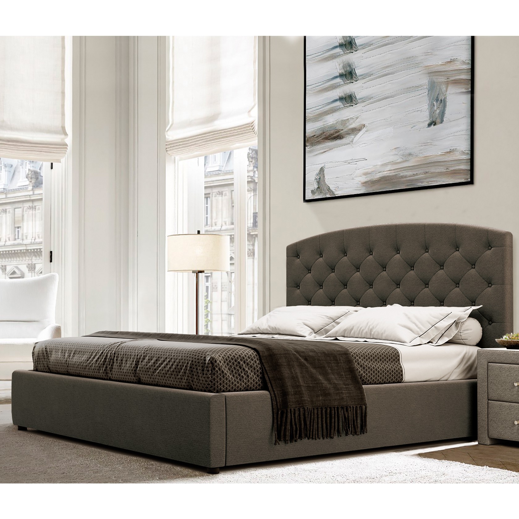 

Кровать Манхэтен-2 (Green Sofa) Коричневая 180х200 см 381153_19