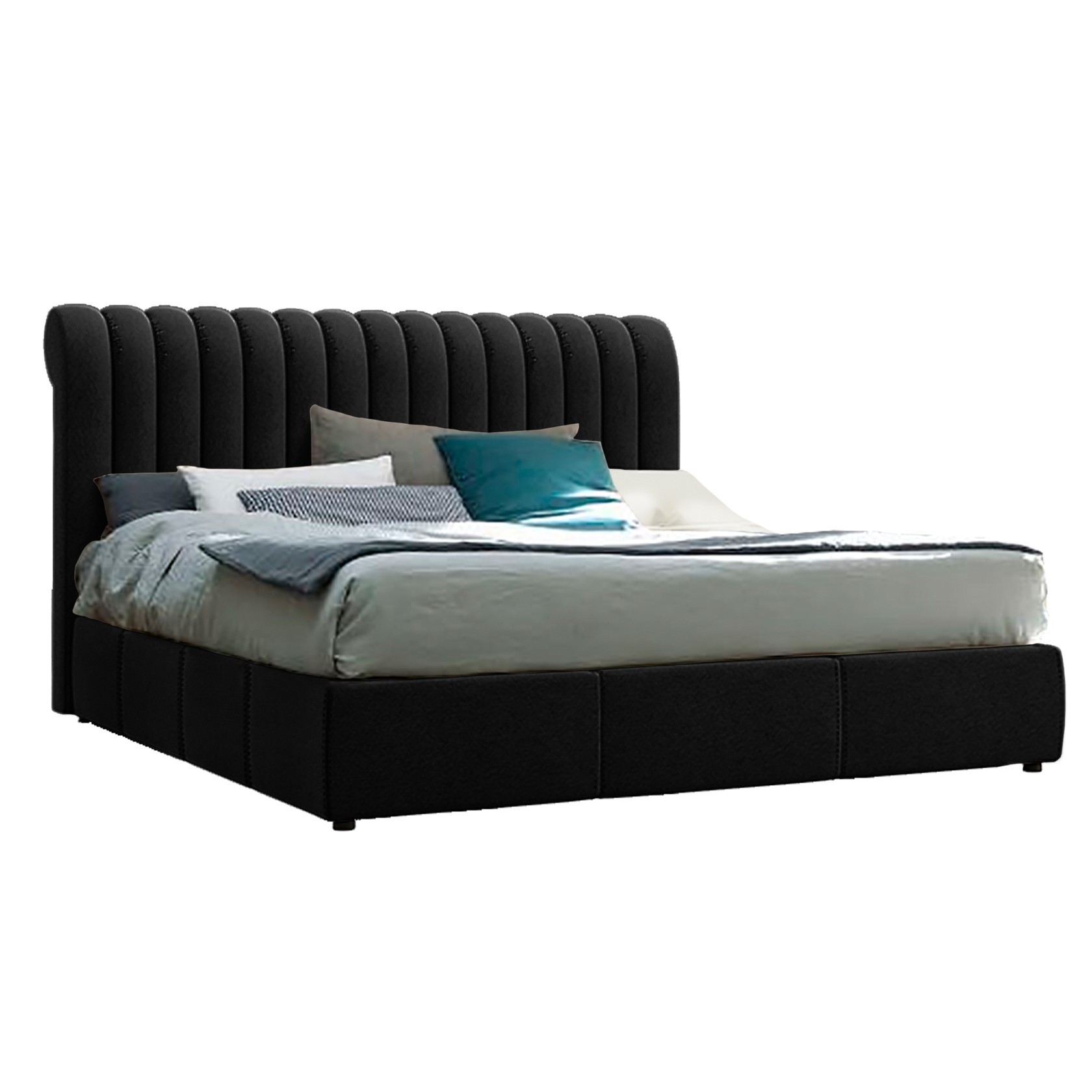 

Кровать Манчестер (Green Sofa) Черная 160х200 см 381121_38