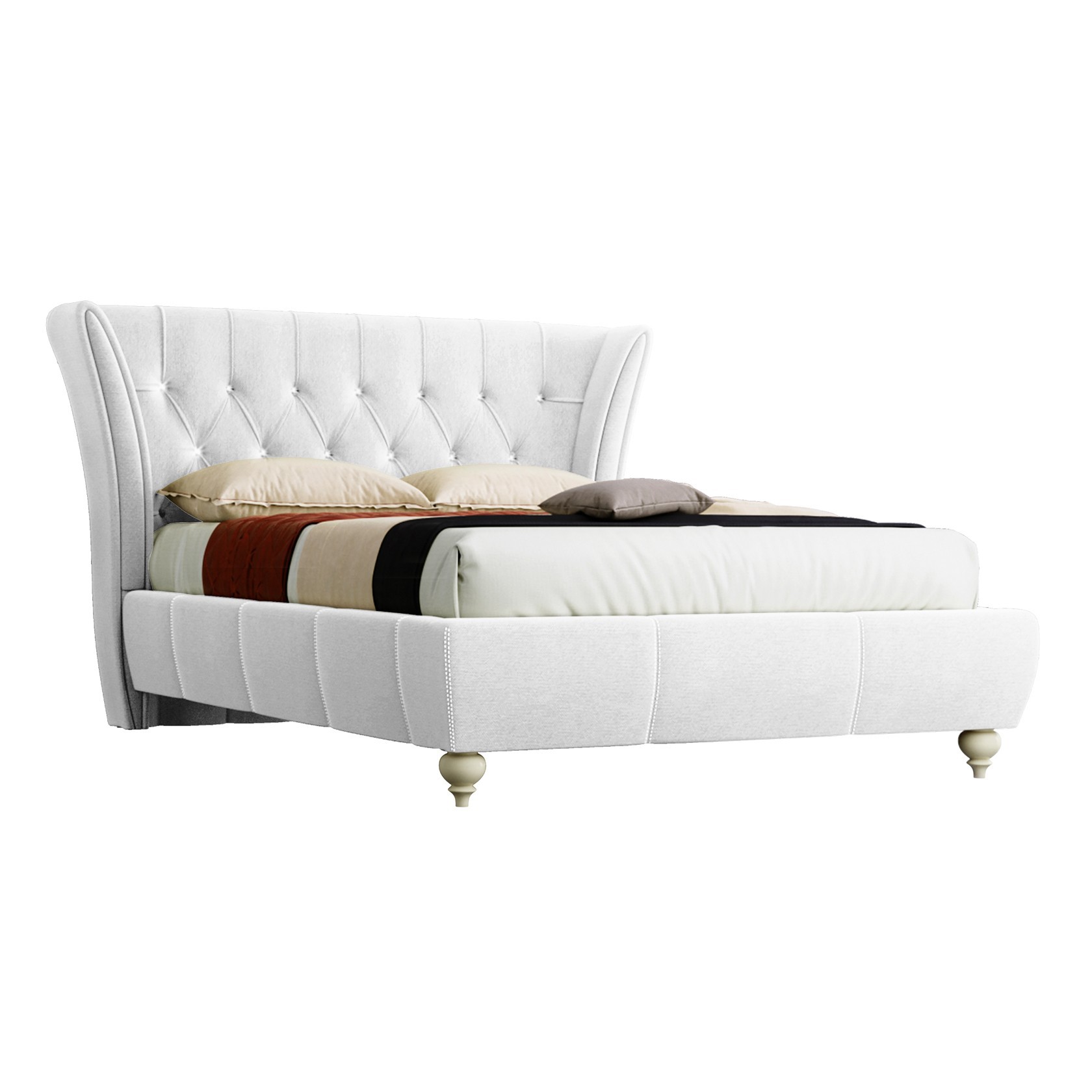 

Кровать Эмма (Green Sofa) Белая 180х200 см 381150_44