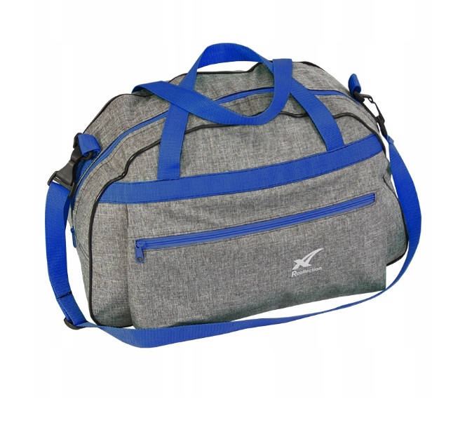 

Спортивная сумка Rcollection Fitness серая с синим (JS4470)