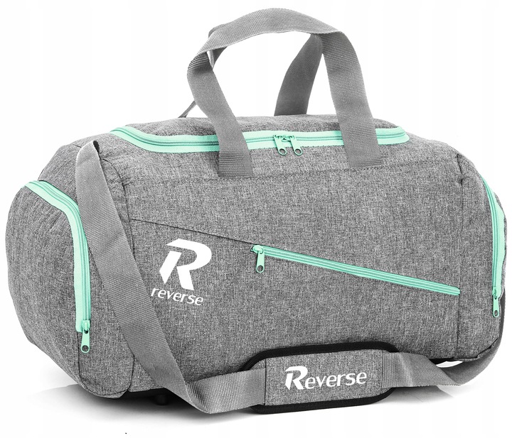 

Спортивная сумка Reverse Collection серая с мятным (TFIT-202)