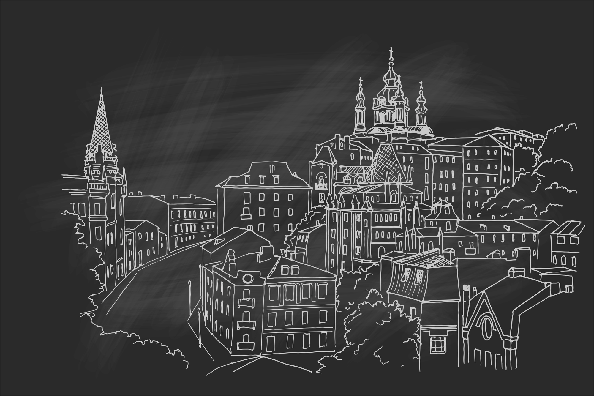 

Фотообои Арт 'Город' (4143) , Фреска