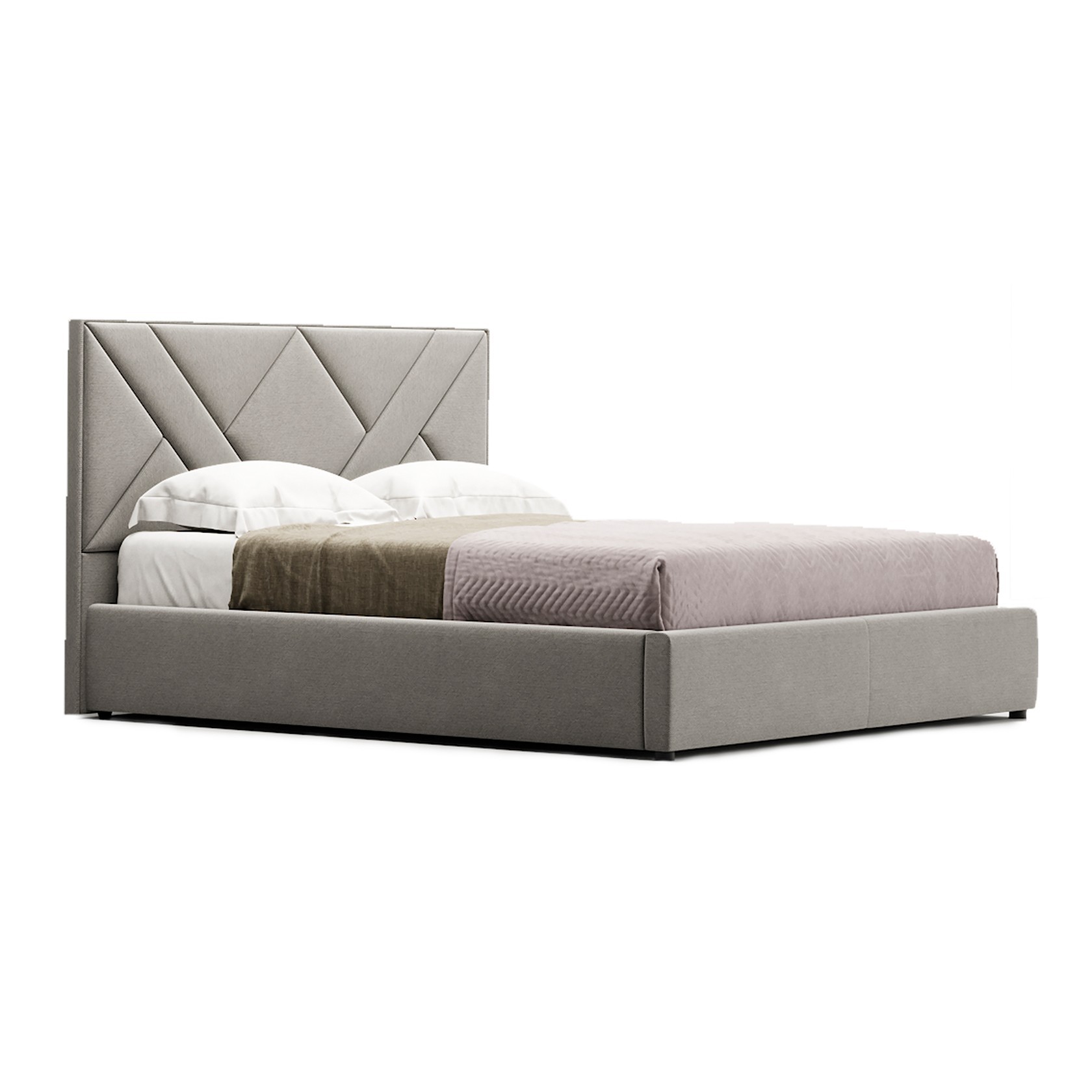 

Кровать Париж (Green Sofa) Темно-серая 160х200 см 381132_03