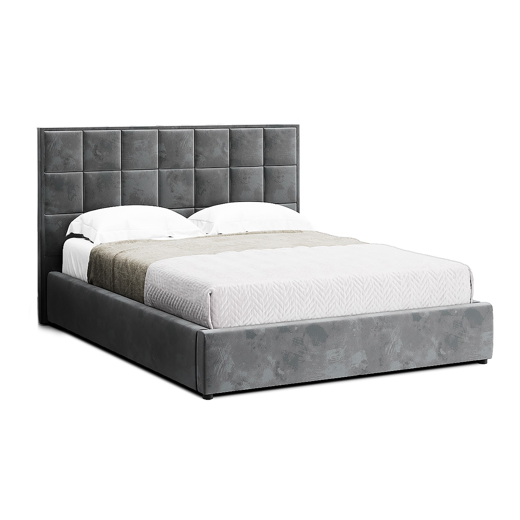 

Кровать Детройт (Green Sofa) Темно-серая 160х200 см 381113_03