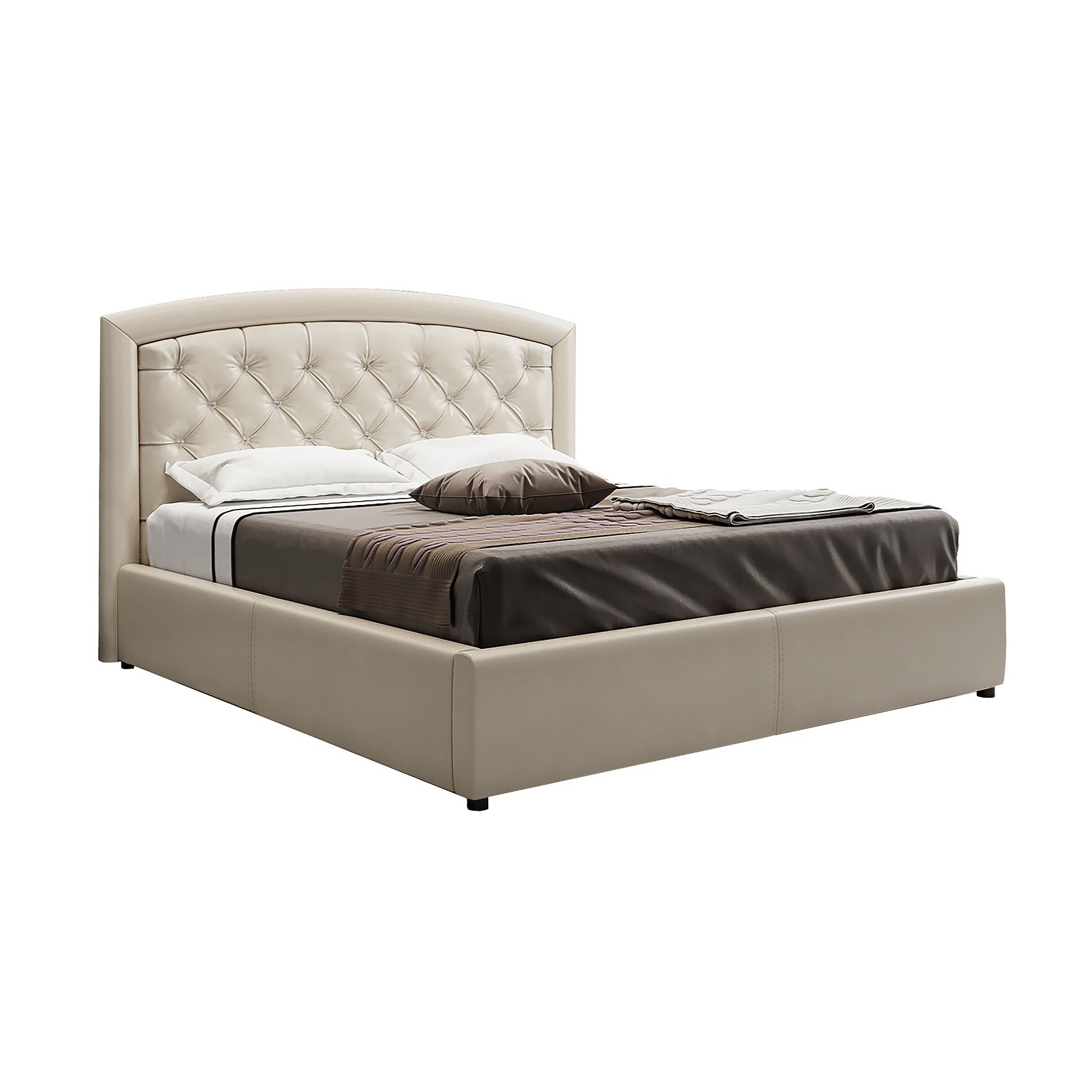 

Кровать Севилья (Green Sofa) Капучино 160х200 см 381137_03