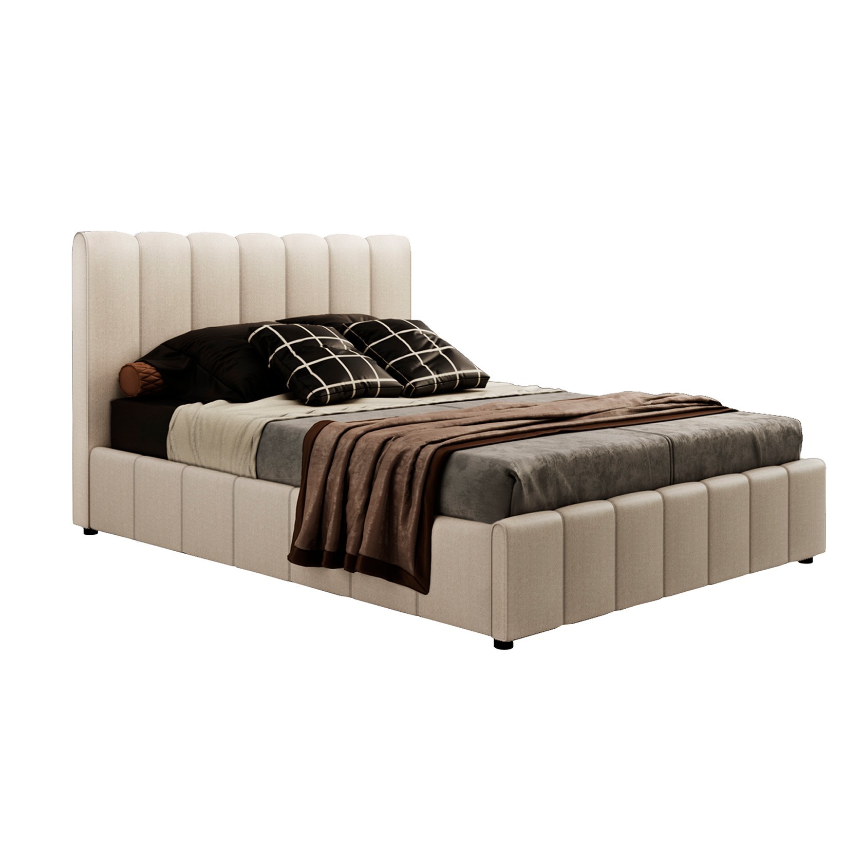 

Кровать Лондон (Green Sofa) Бежевая 180х200 см 381117_04
