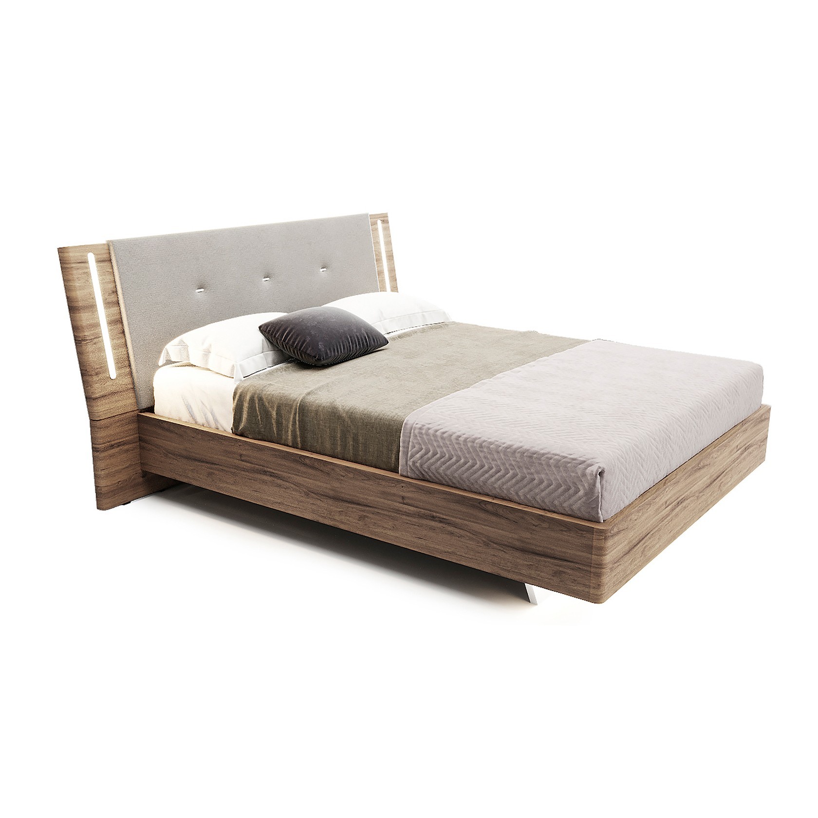 

Кровать Даллас модерн (Green Sofa) Коричневая + Бежевая 160х200 см 381112_03