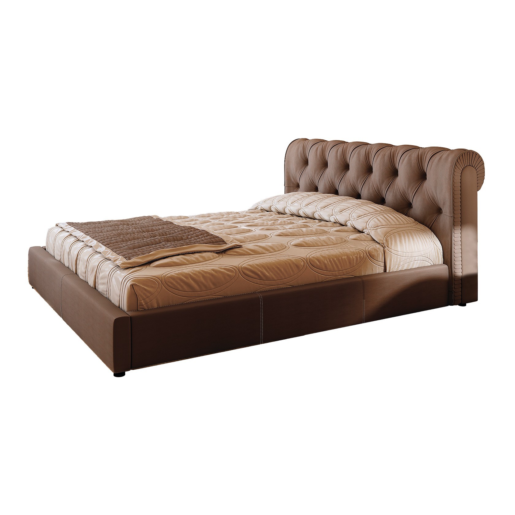 

Кровать Честер (Green Sofa) Коричневая 160х200 см 381147_03