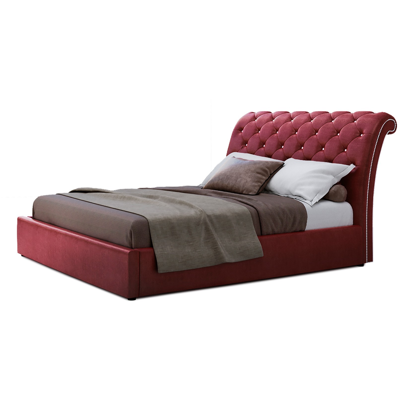 

Кровать Версаль (Green Sofa) Красная 180х200 см 381110_04