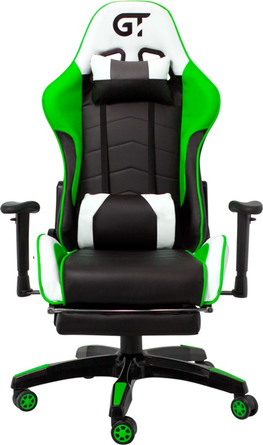 

Кресло для геймеров GT Racer X-2532-F Black/Green/White