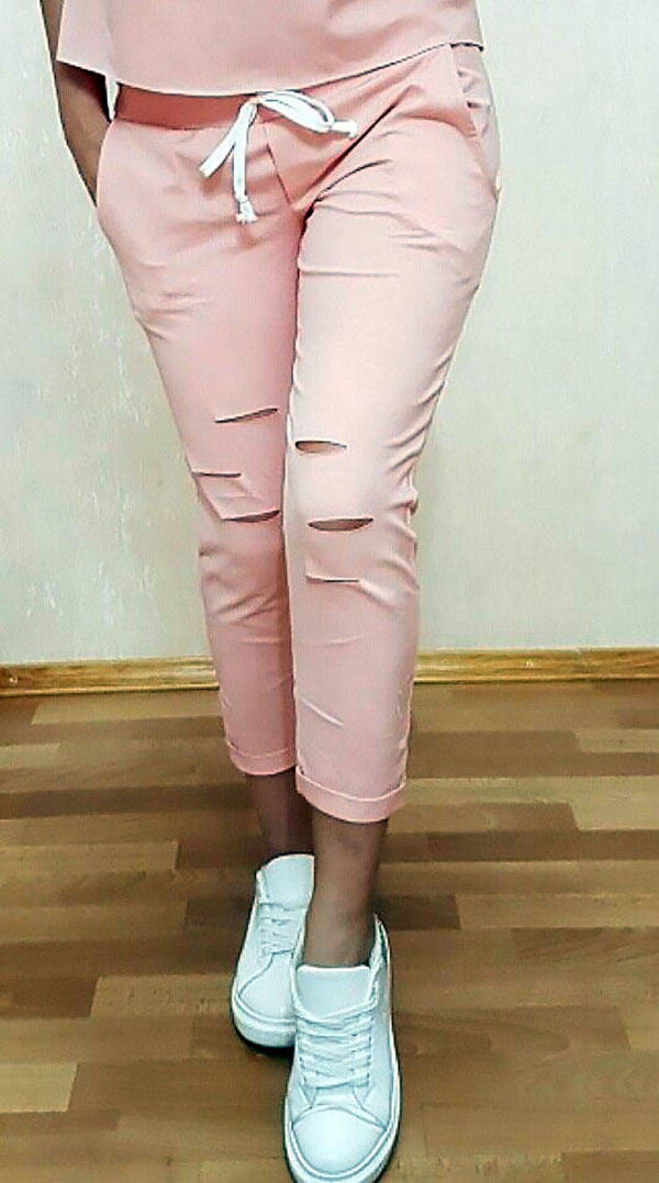 

Fashions • Спортивные брюки Рванки Fashions XXL розовый (№8084тк)