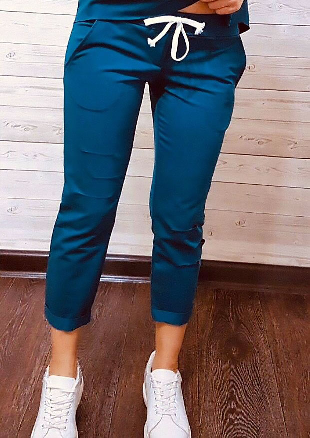 

Fashions • Спортивные брюки Рванки Fashions XXL морская волна (№8084тк)