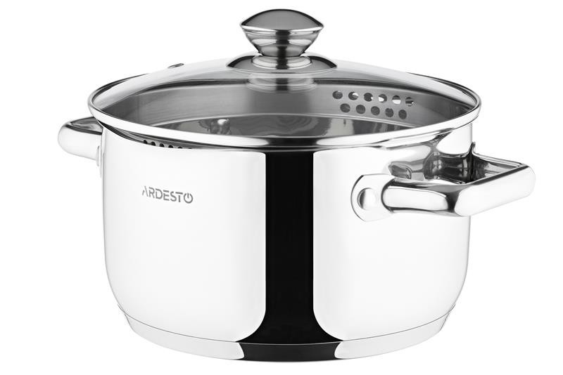 

Кастрюля из нержавеющей стали с крышкой Ardesto 3.6 л AR2836CS