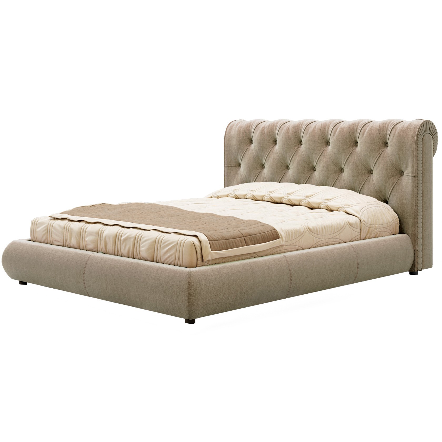 

Кровать Честер II (Green Sofa) Бежевая 140х200 см 381148_47