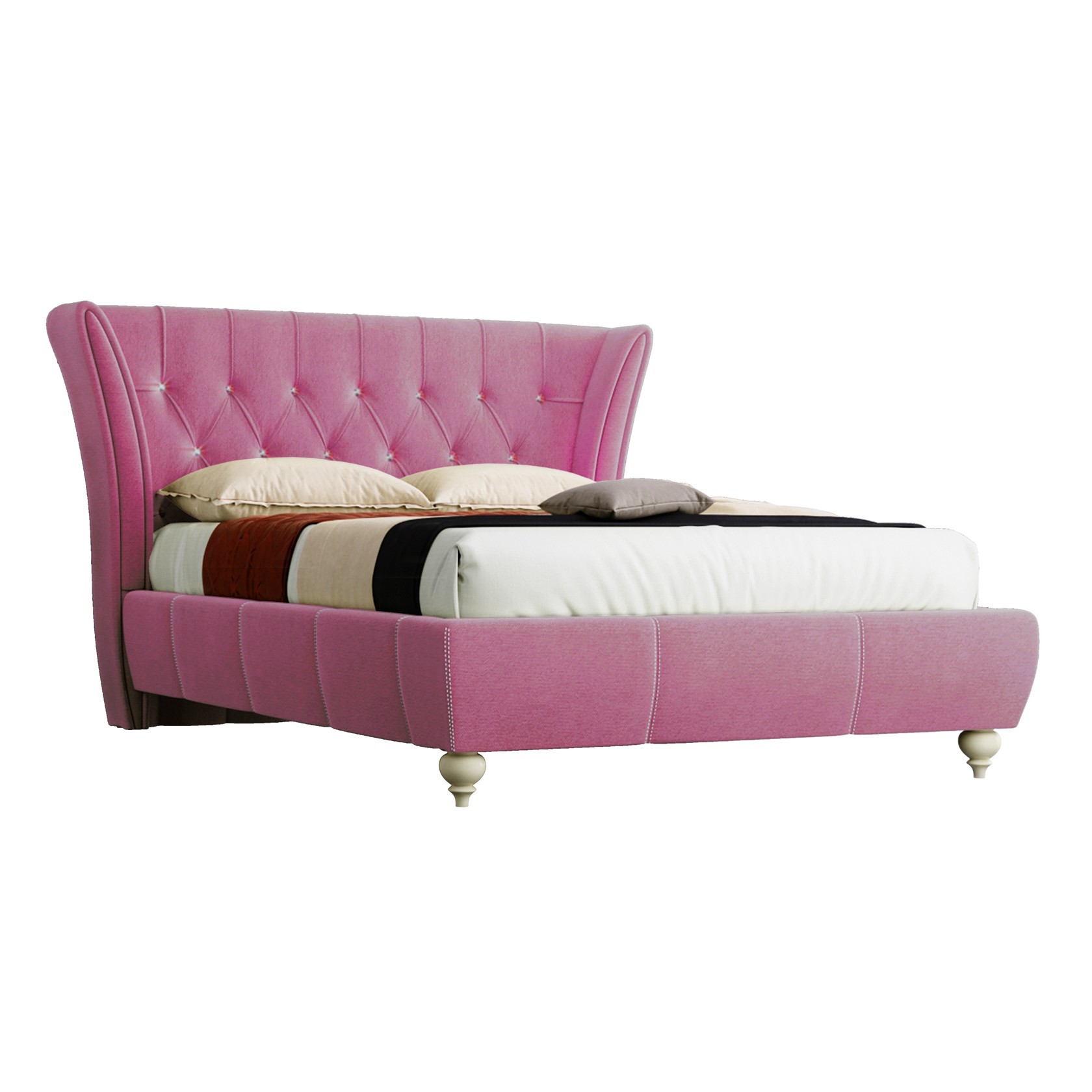 

Кровать Эмма (Green Sofa) Розовая 140х200 см 381150_32