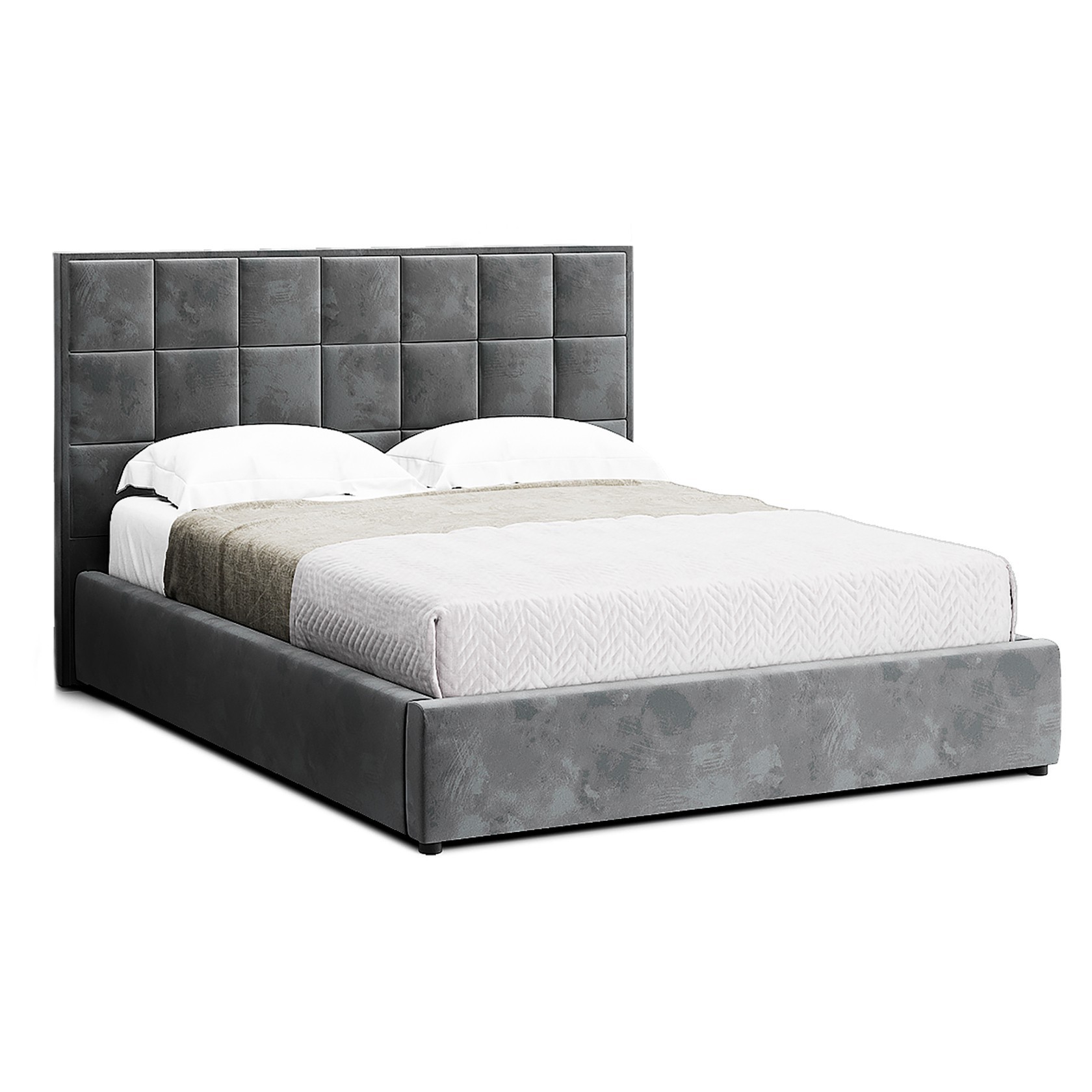

Кровать Детройт (Green Sofa) Серая 200х200 см 381113_45