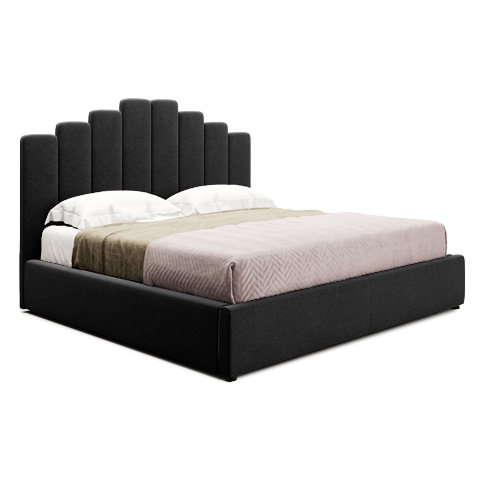 

Кровать Барселона (Green Sofa) Черная 160х200 см 381102_53