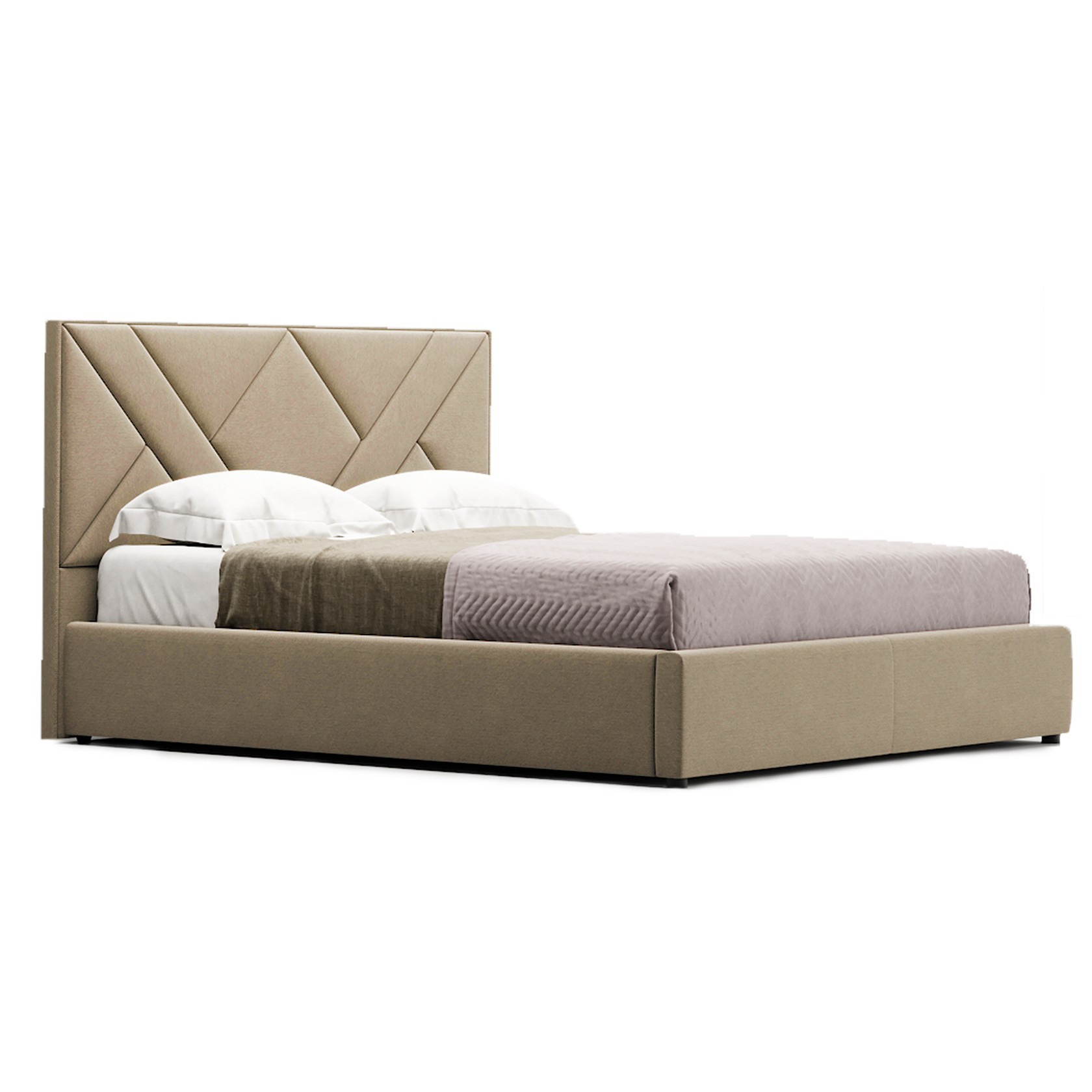 

Кровать Париж (Green Sofa) Бежевая 200х200 см 381132_45