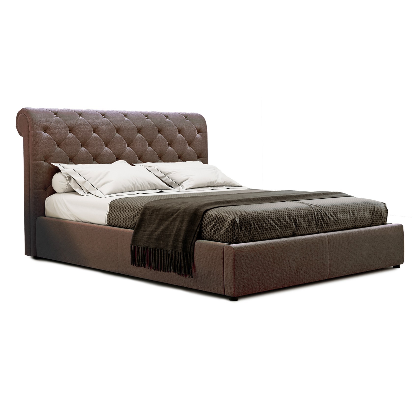 

Кровать Валенсия (Green Sofa) Коричневая 200х200 см 381106_25