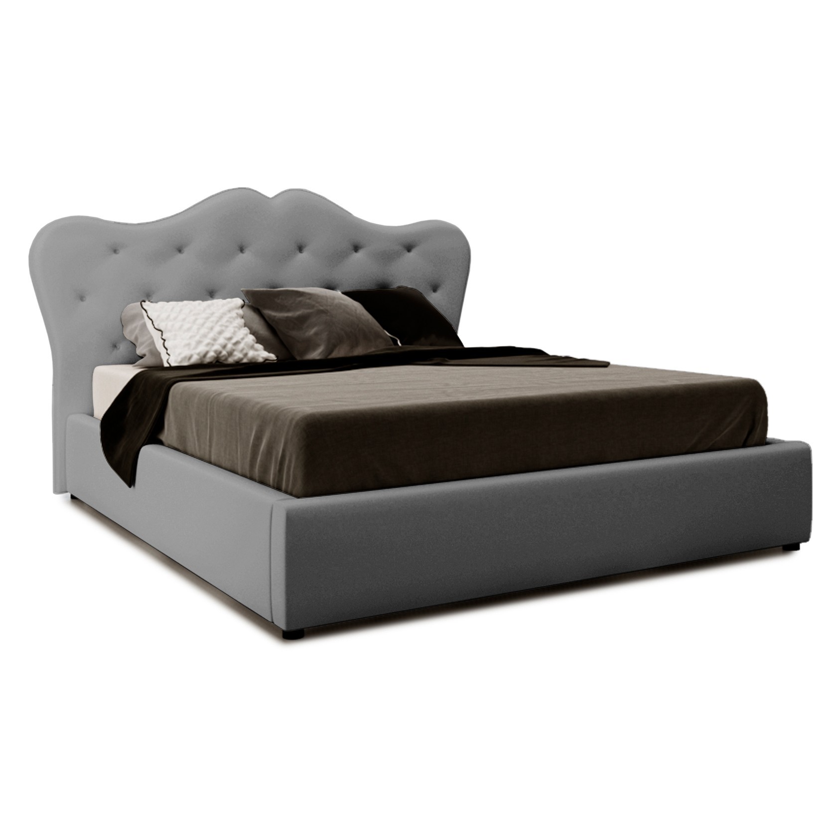 

Кровать Монро (Green Sofa) Серая 180х200 см 381125_09