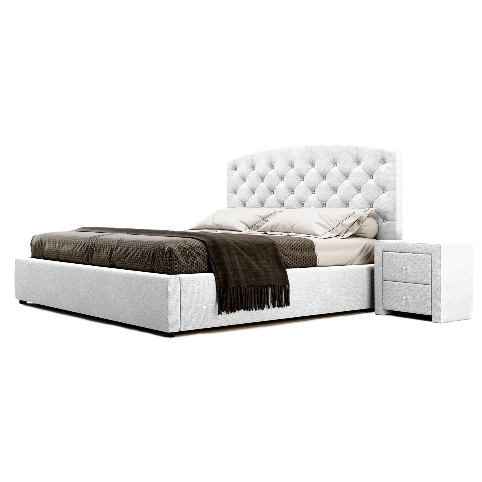 

Кровать Манхэттен III (Green Sofa) Белая 120х200 см 381120_41